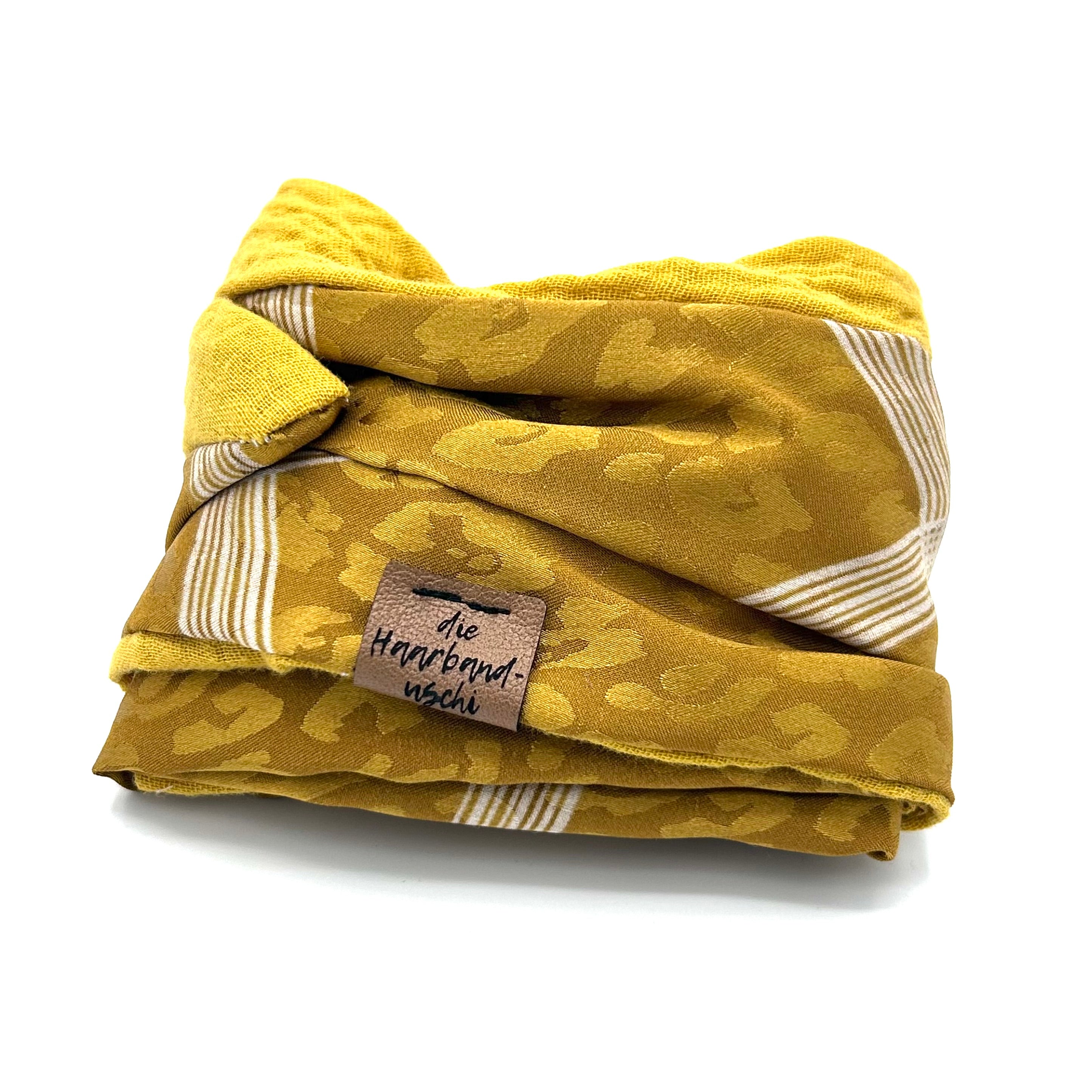 Drahthaarband 2 Seiten - Leo Senfgelb