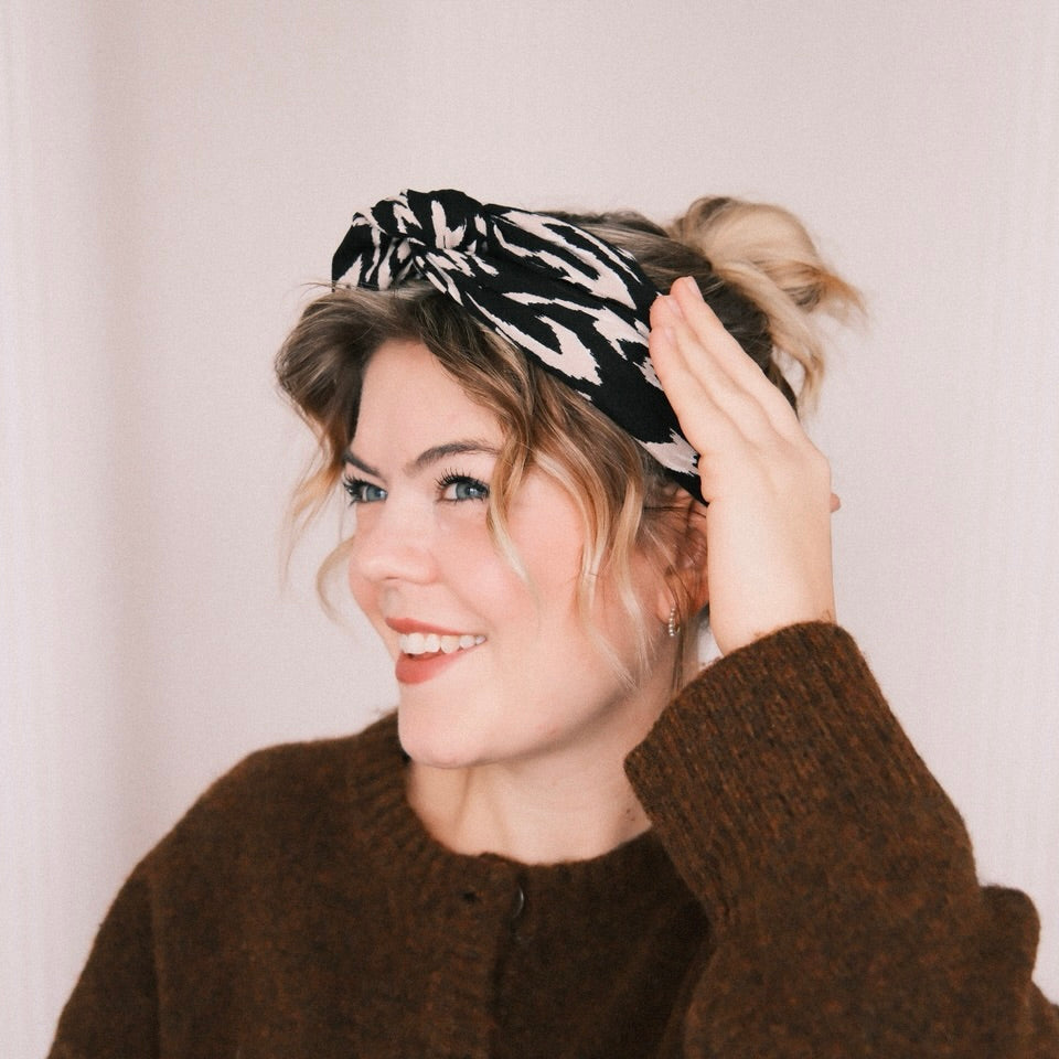 Drahthaarband breit - Wild Ink