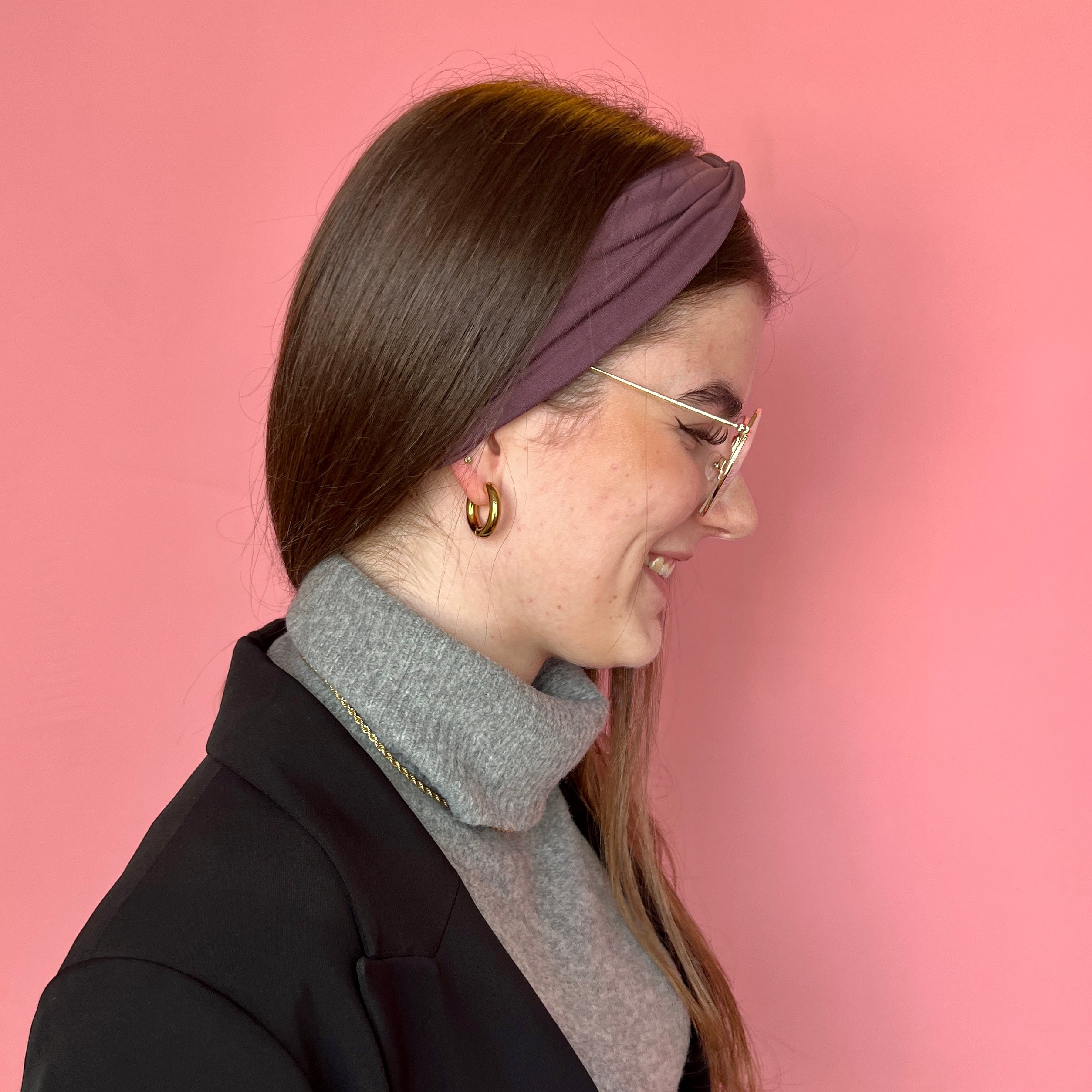 Basic Haarband - Mauve