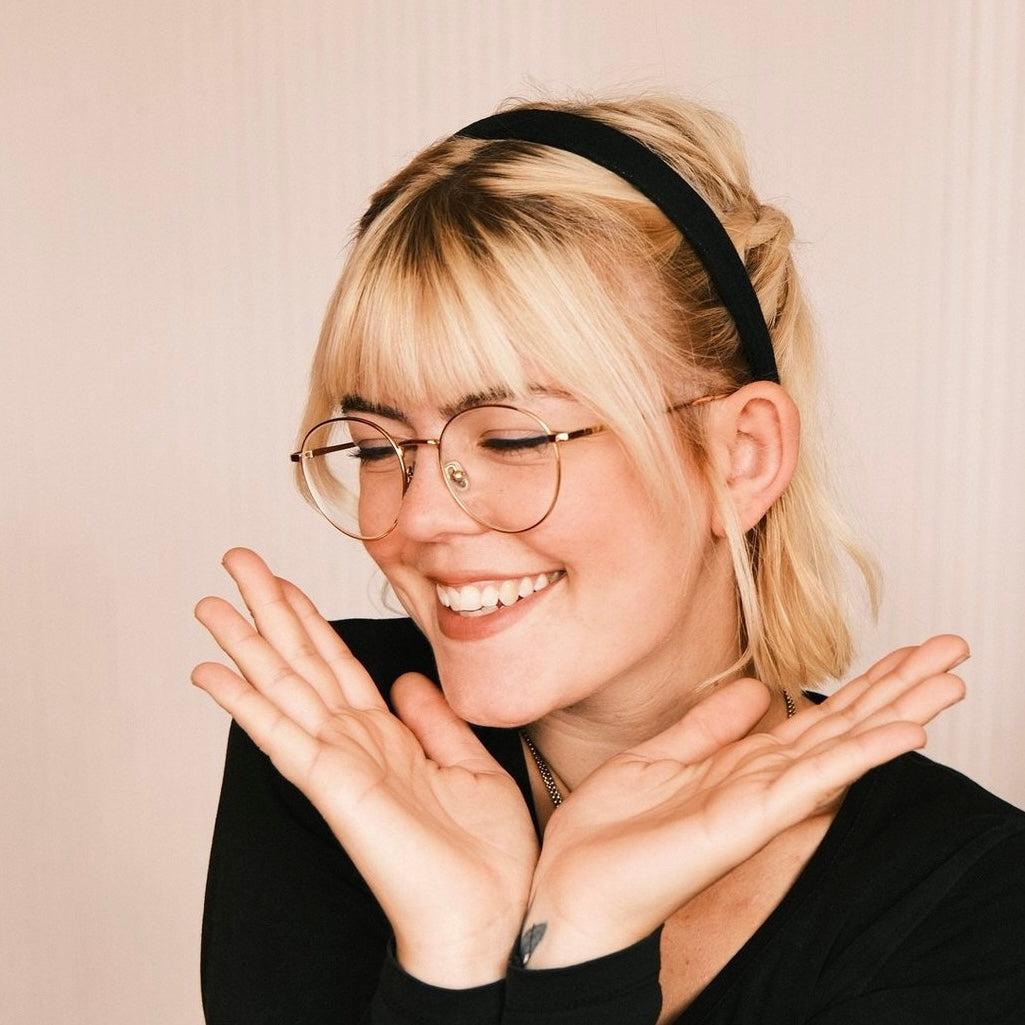 Anna - Glitzer schwarz