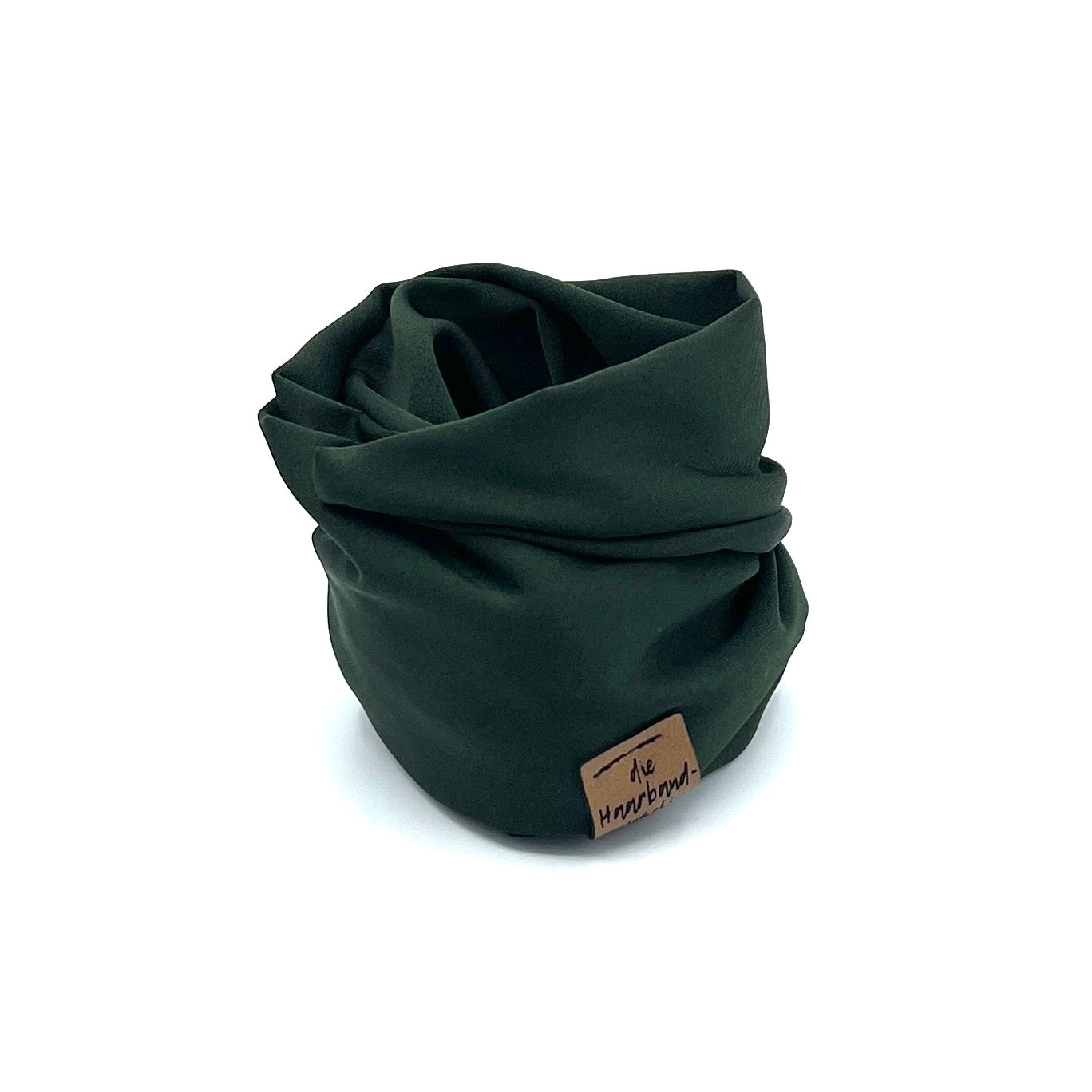 Drahthaarband Satin Waldgrün