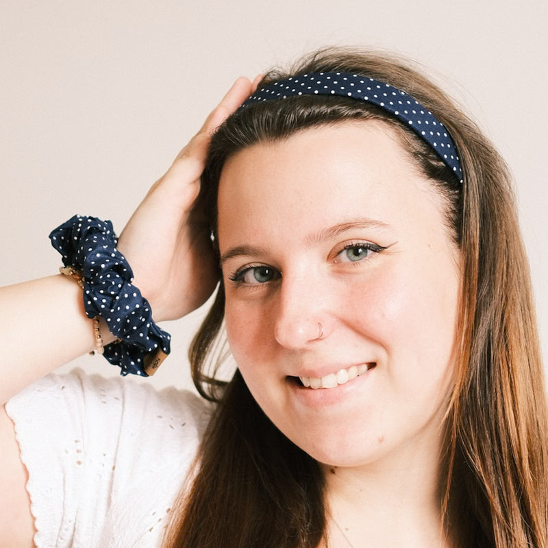 Anna - Polka Dots Mini Blau