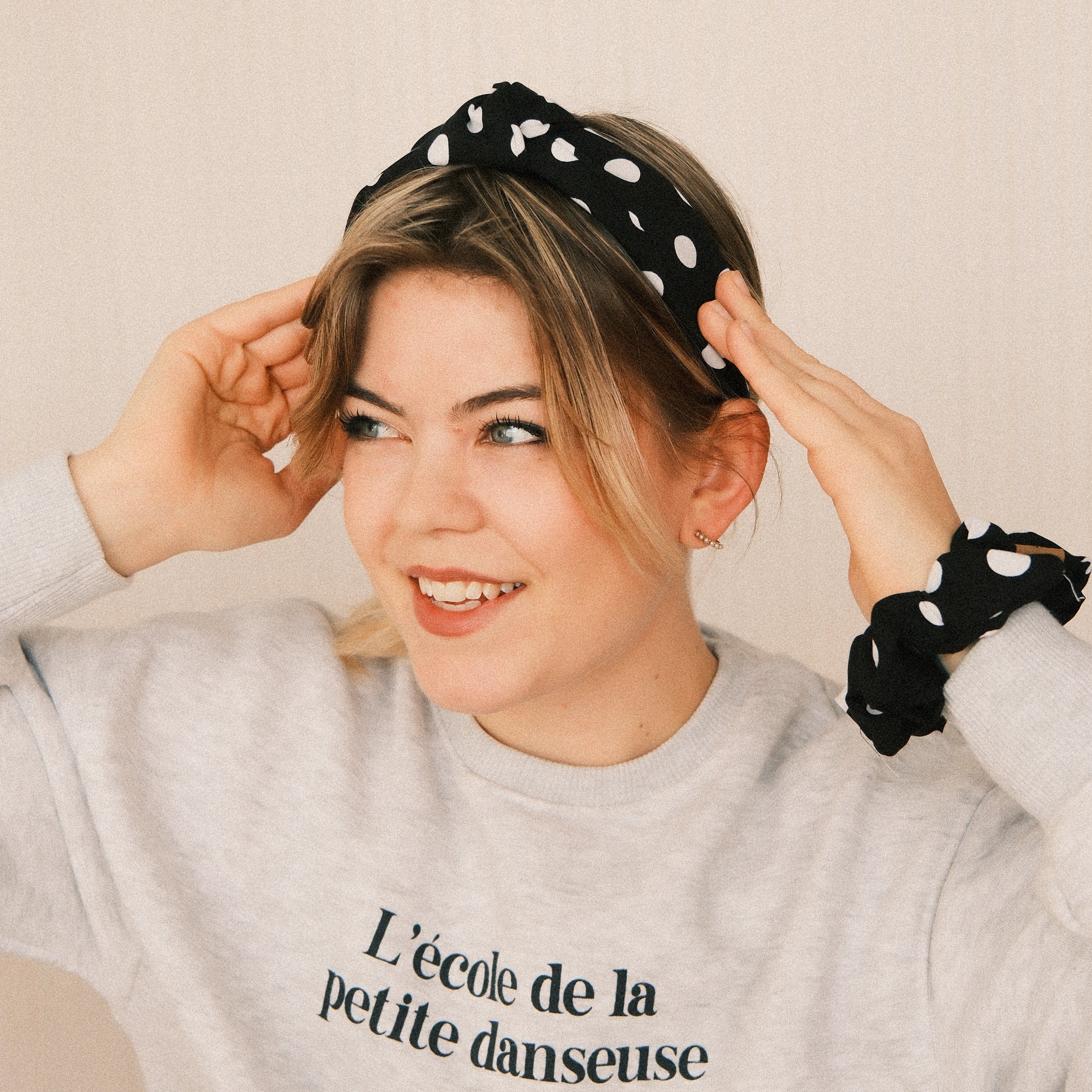 Katharina - Polka Dots Schwarz