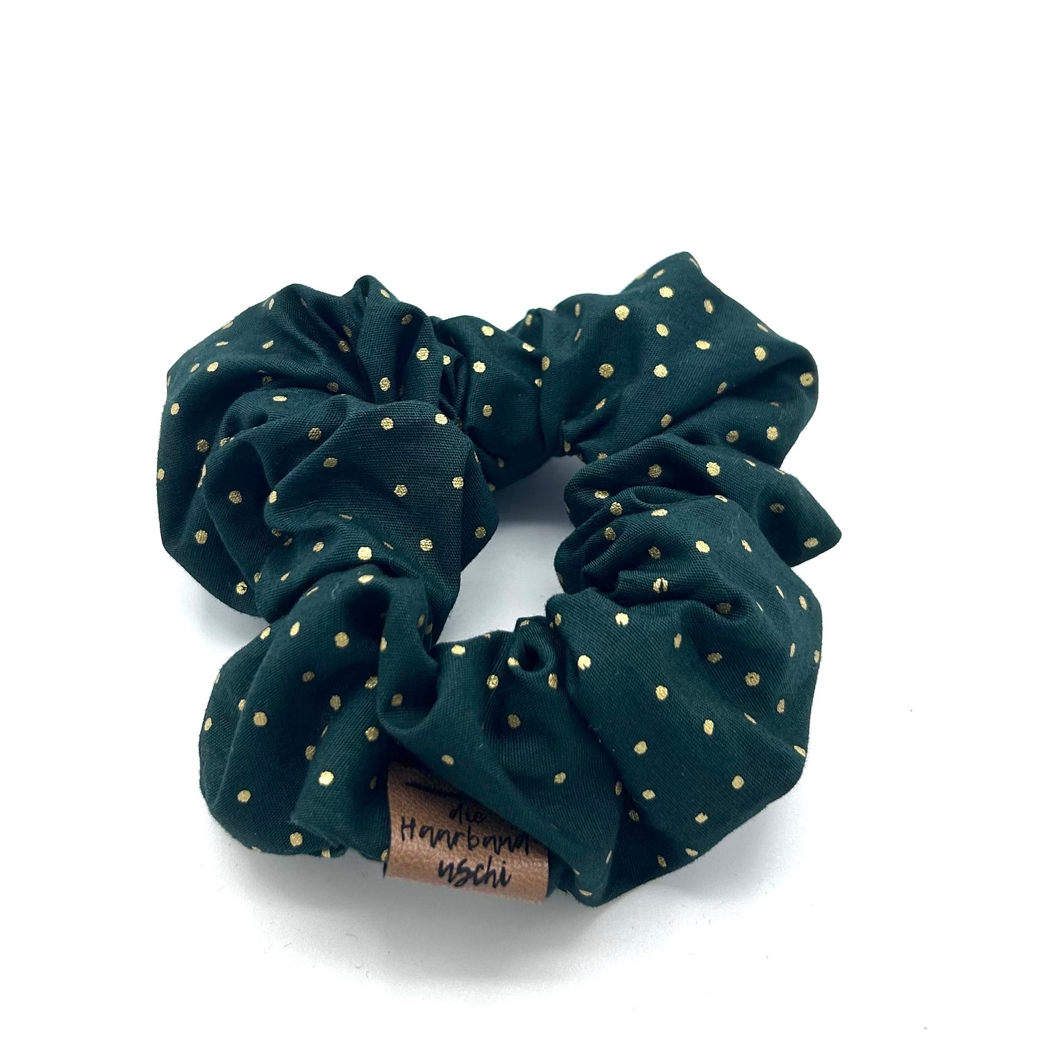 Scrunchie - Dots Grün
