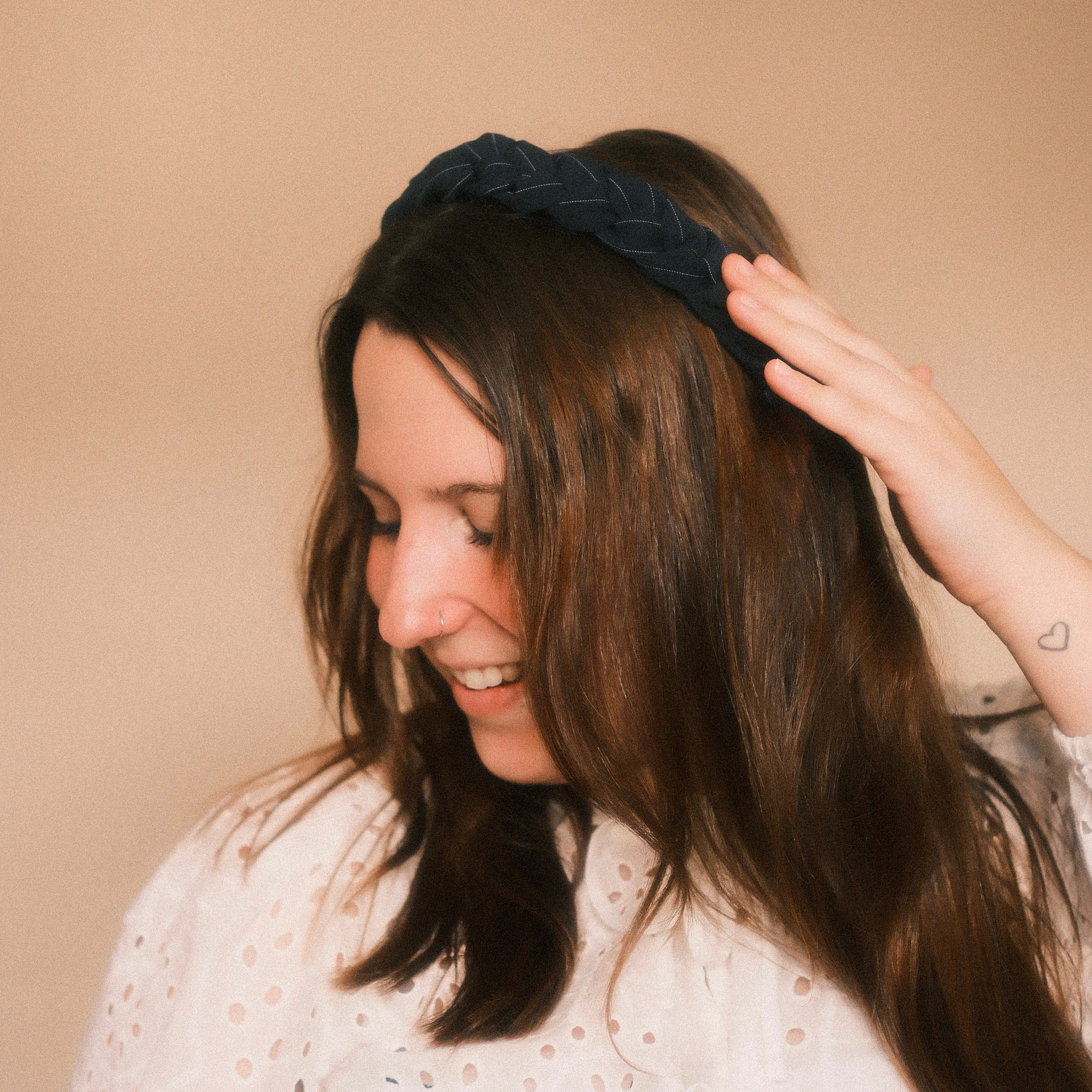 Luise - Nadelstreifen Dunkelblau