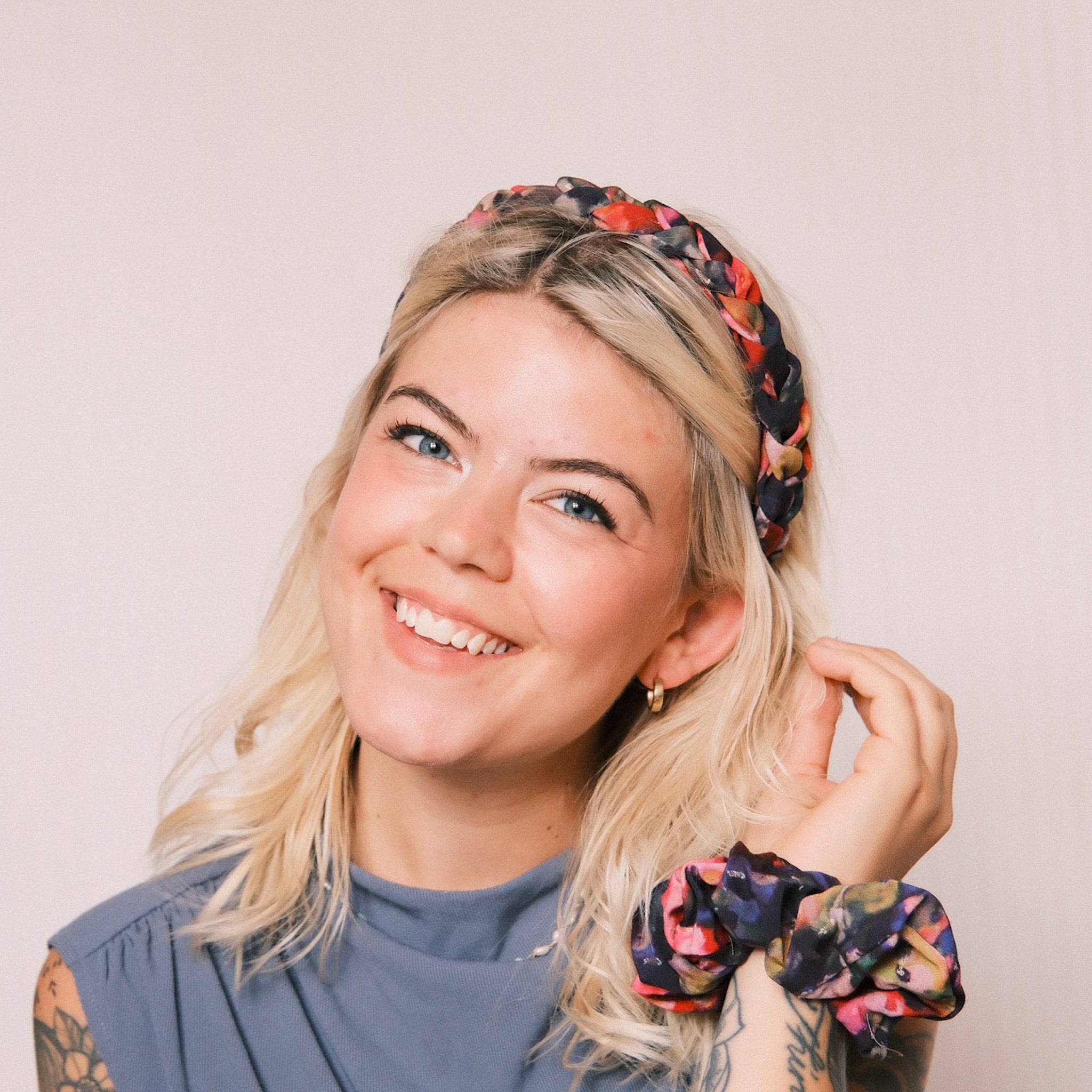 Big Scrunchie - Aquarell Sparkle
