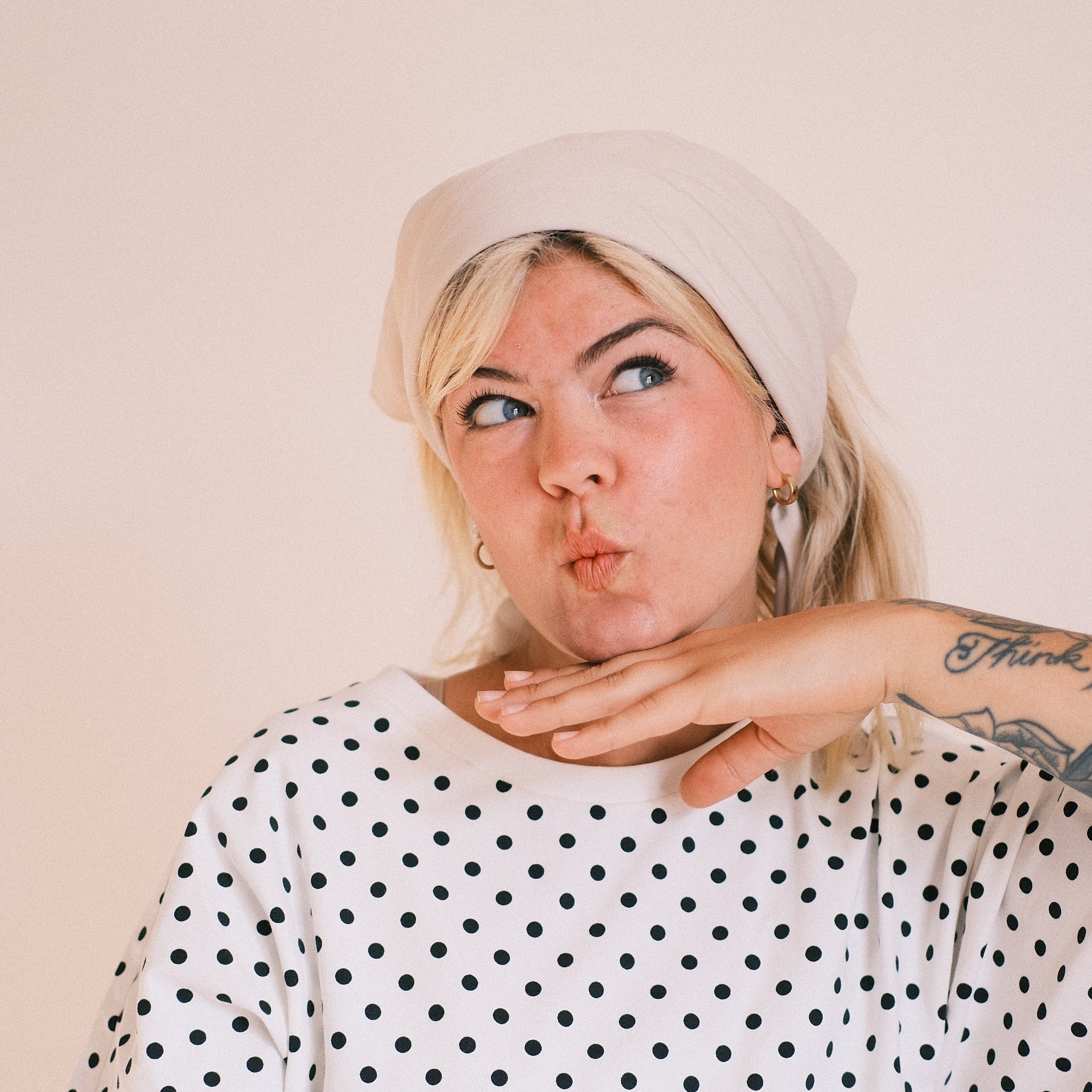 Bandana - soft touch Beige