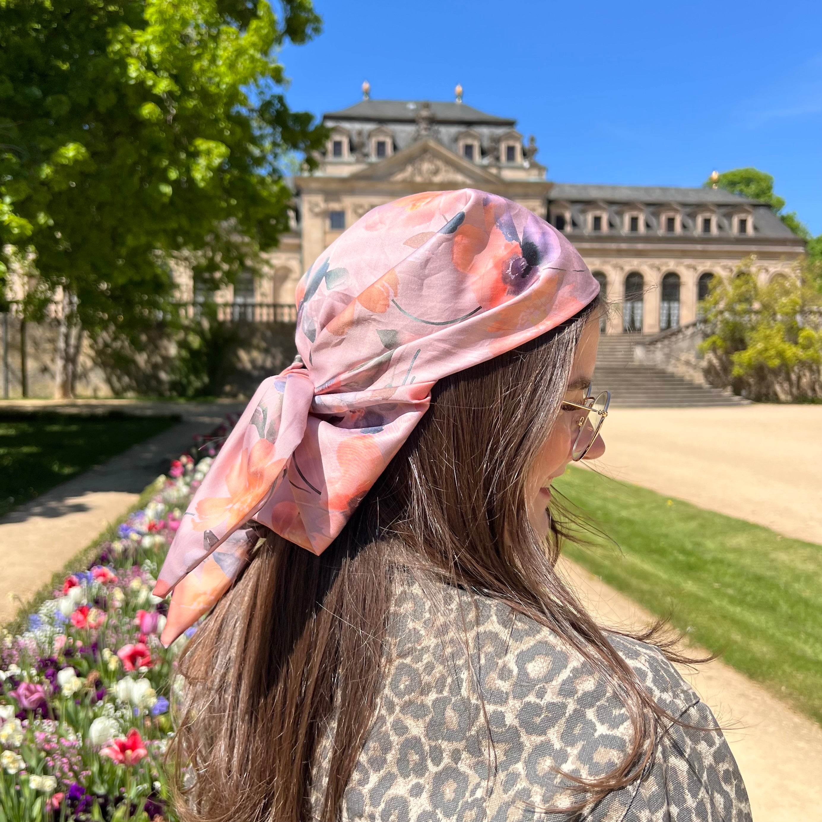 Bandana - Blütenzauber Rosé