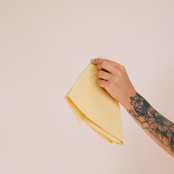 Bandana - soft touch Butteryellow