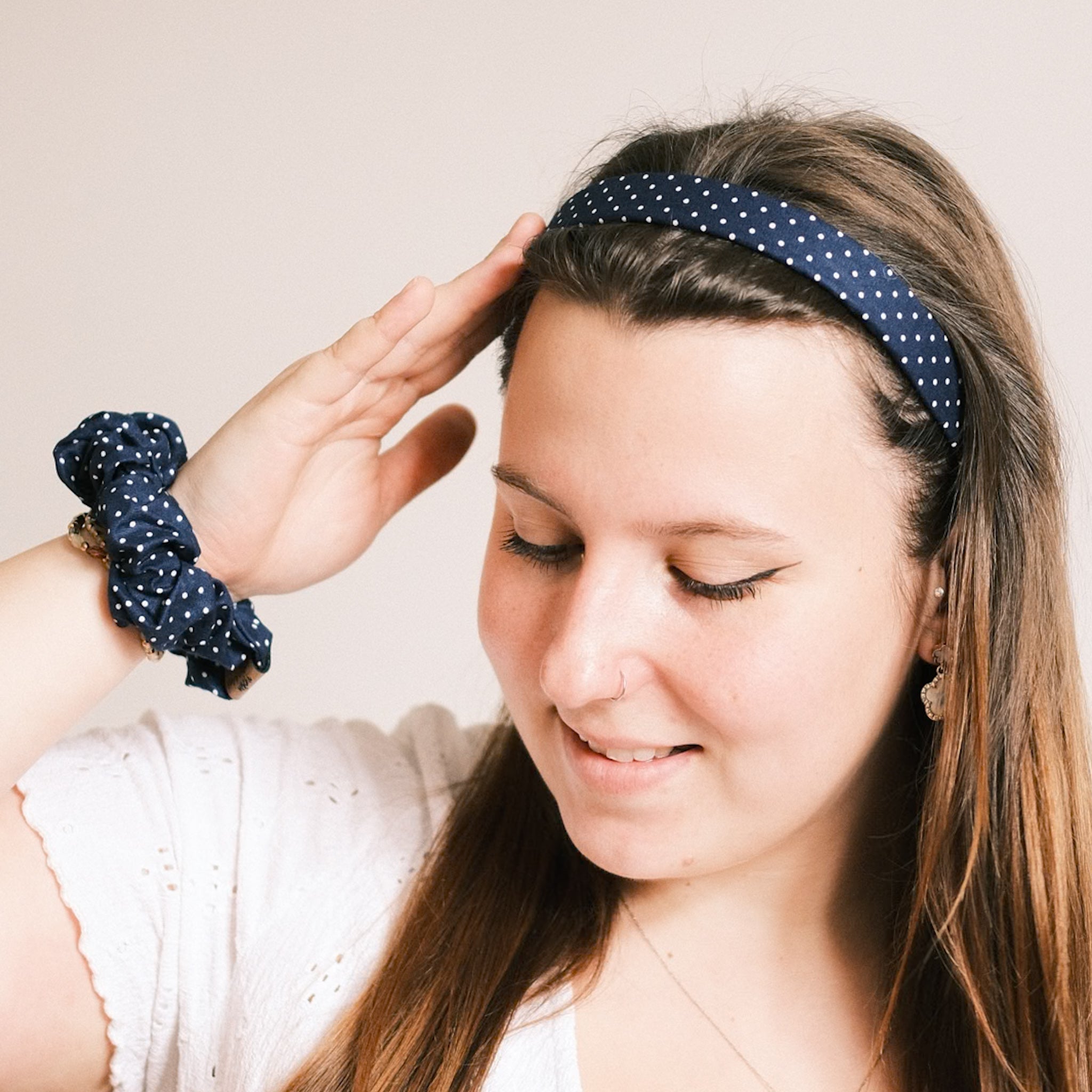 Anna - Polka Dots Mini Blau