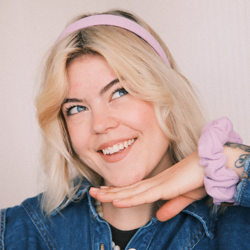 Scrunchie - Soft Rip Lavendel