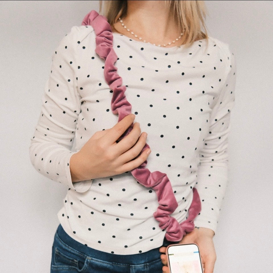 Handykette - Samt Pink