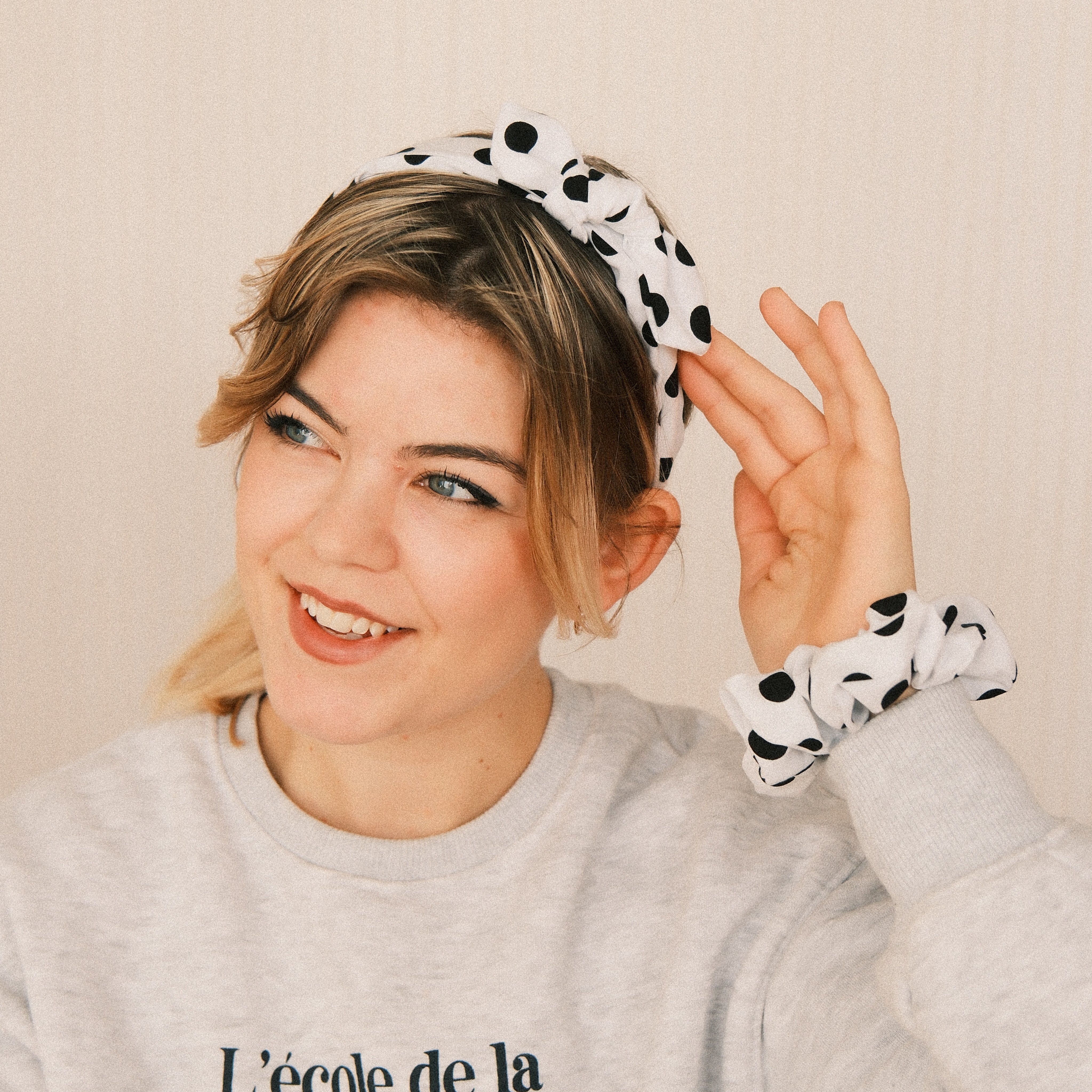 Hedi - Polka Dots Weiß