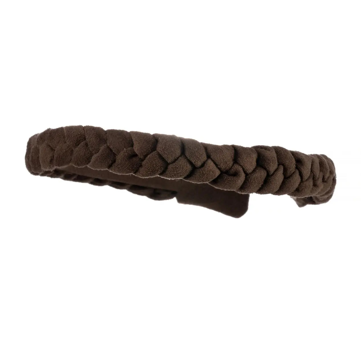 Bella- Khaki Haarreif geflochten