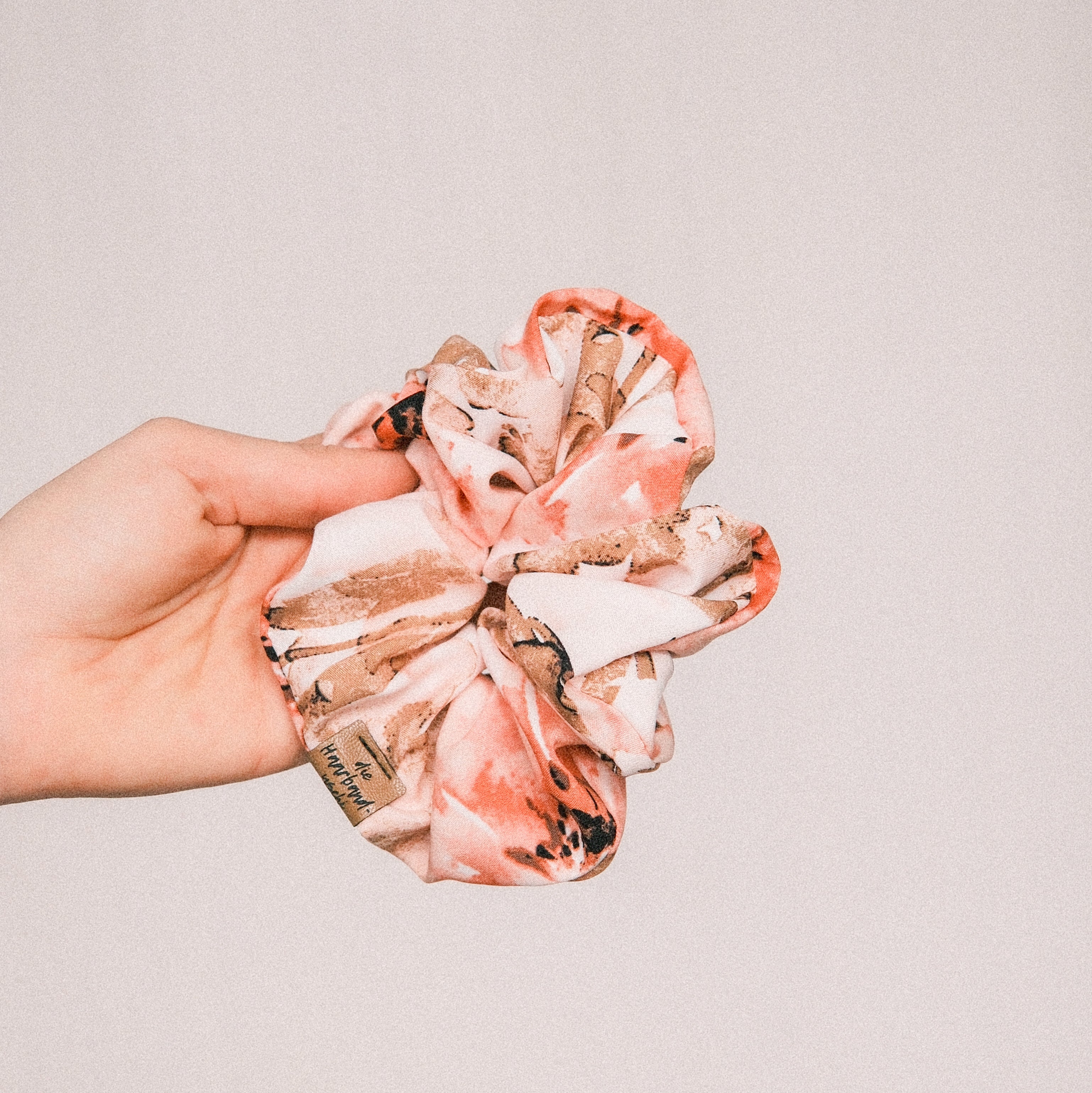 Big Scrunchie - Aquarelle Blüte