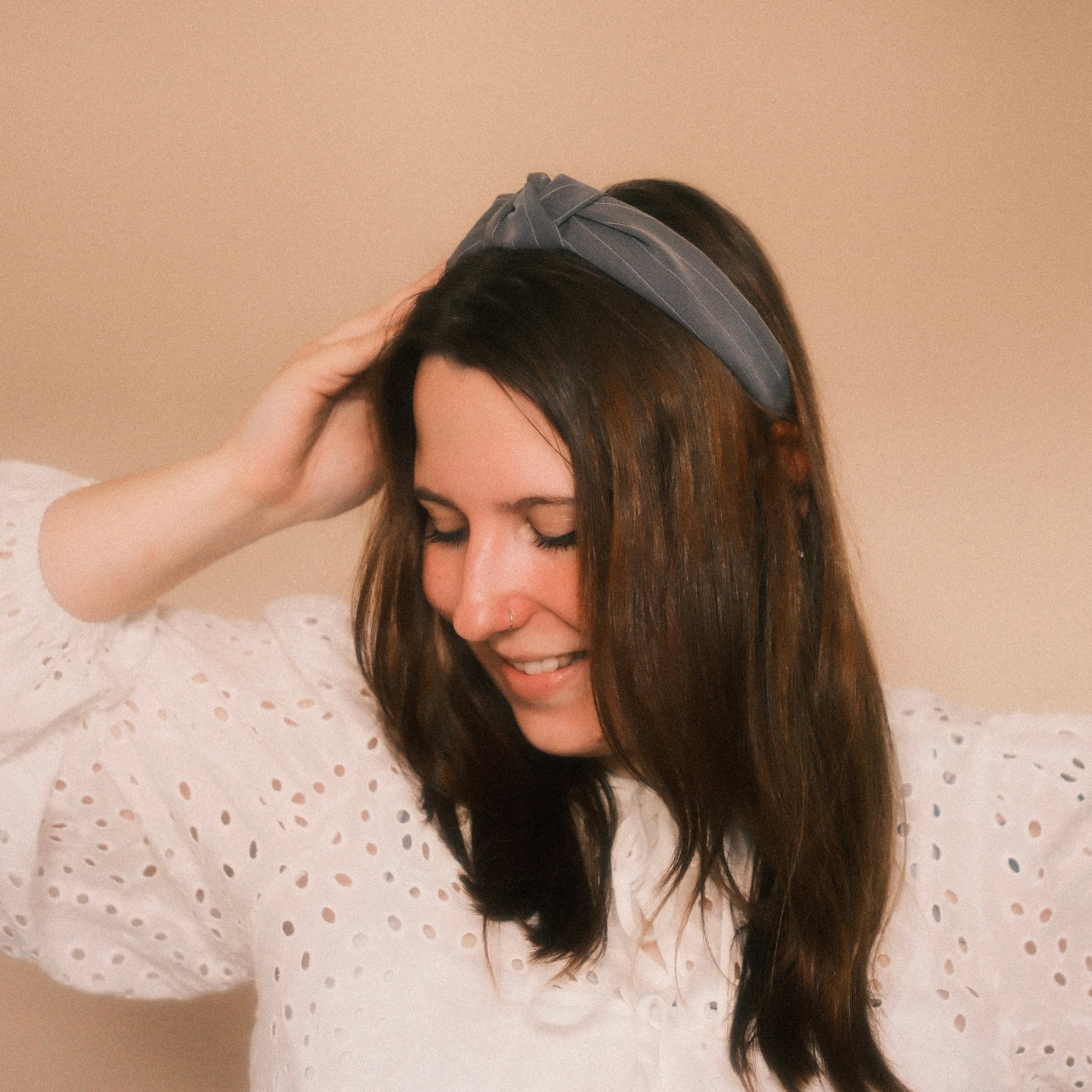 Katharina - Nadelstreifen Grau