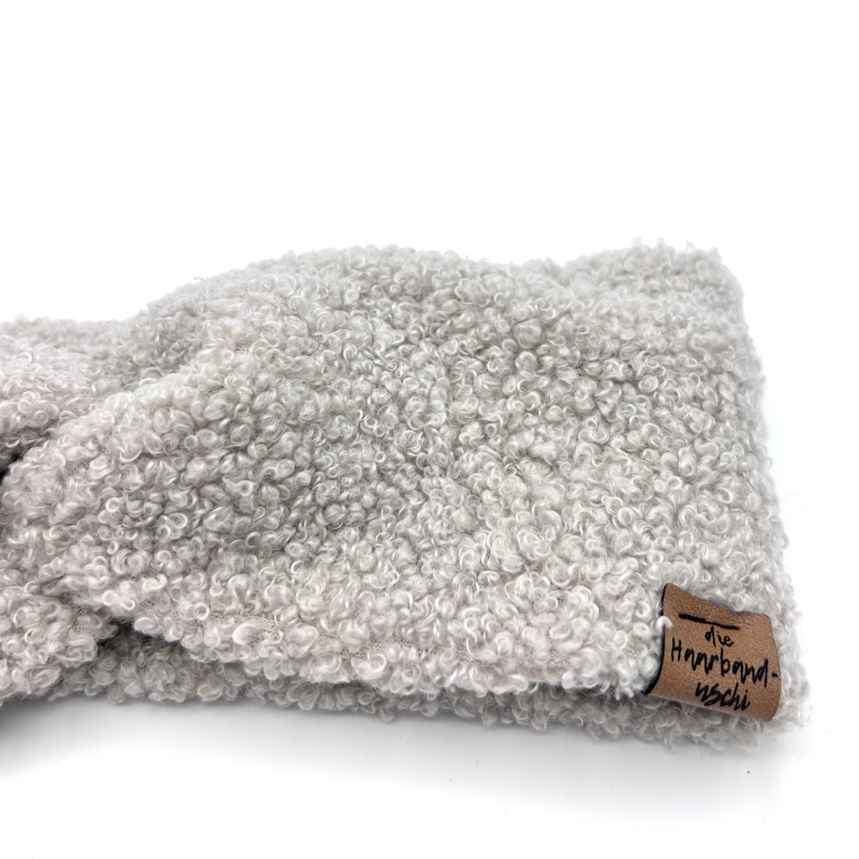 Basic Haarband - Teddy Creme