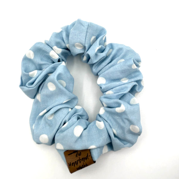 Scrunchie - Dots Hellblau