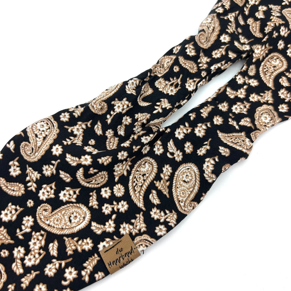 Dutti - Vintage Paisley Schwarz