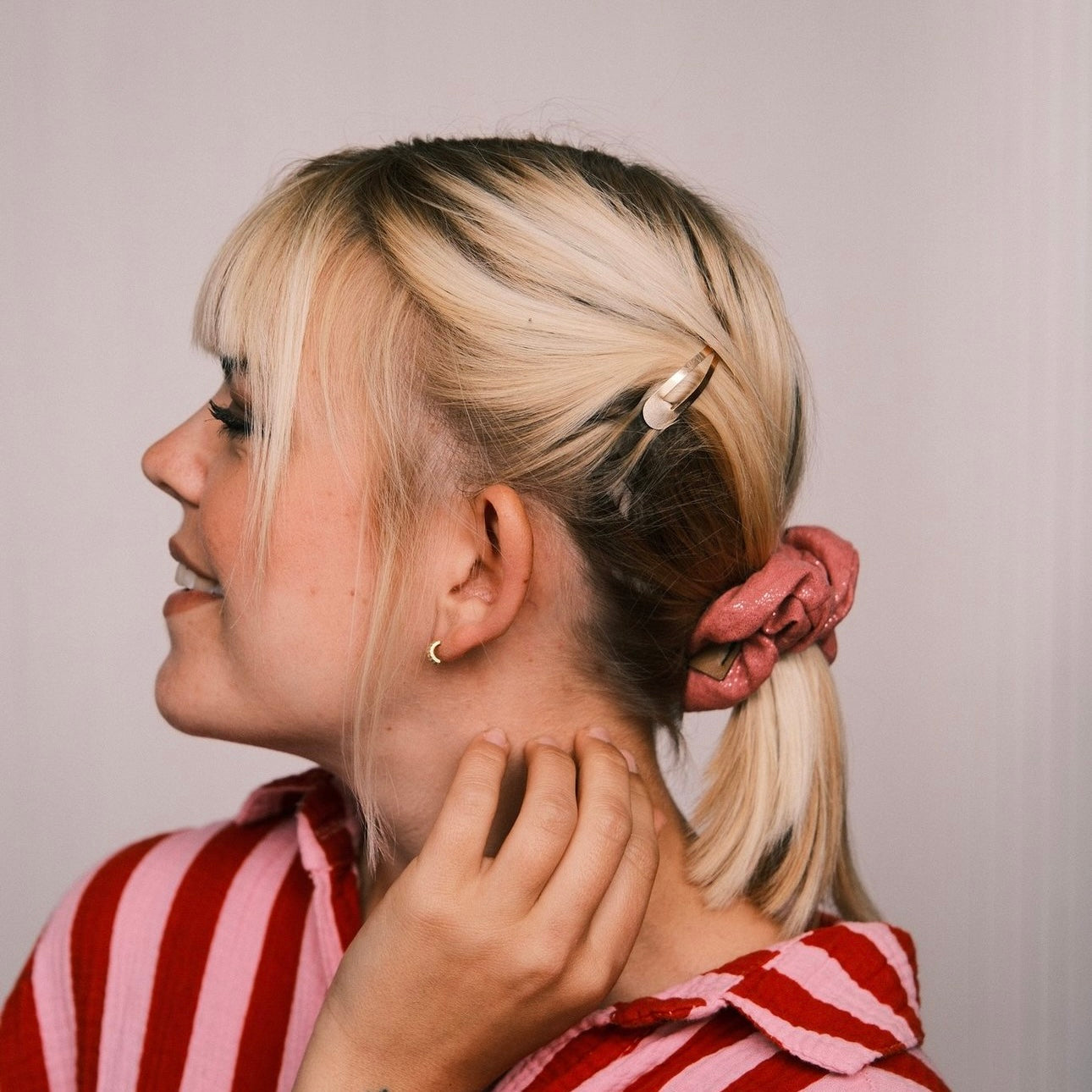 Scrunchie Glitzer rosa