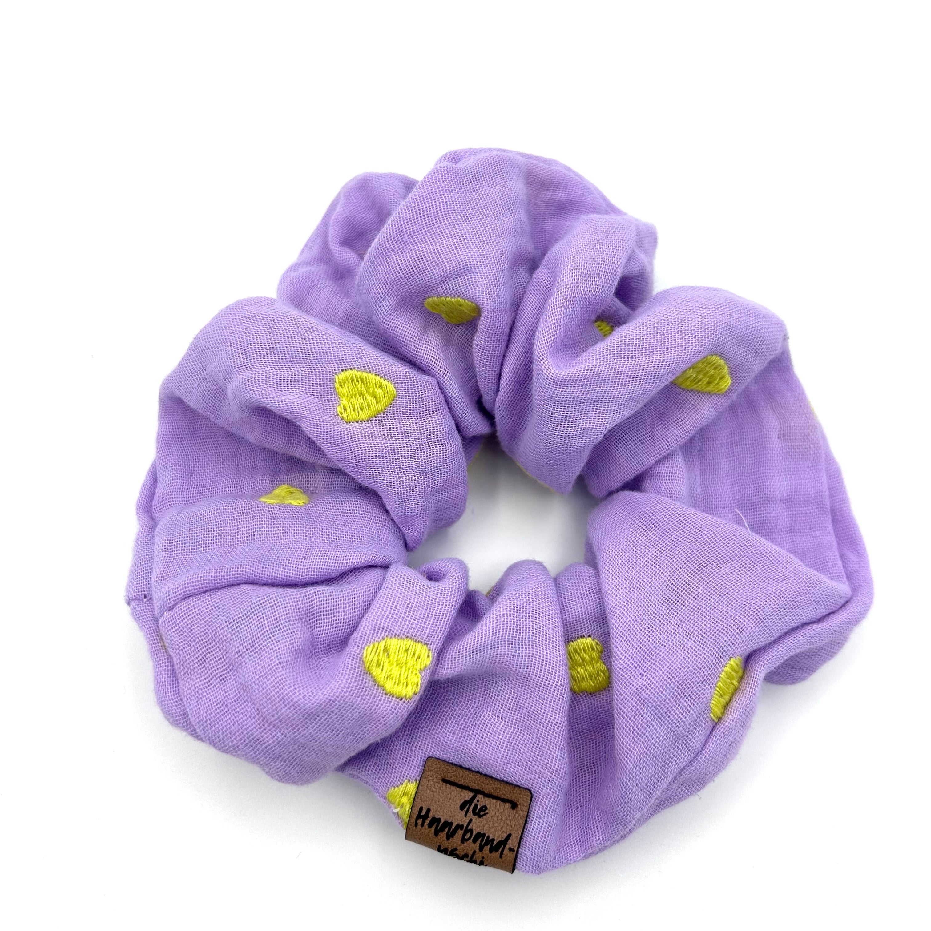 Big Scrunchie - Sunny Heart Flieder