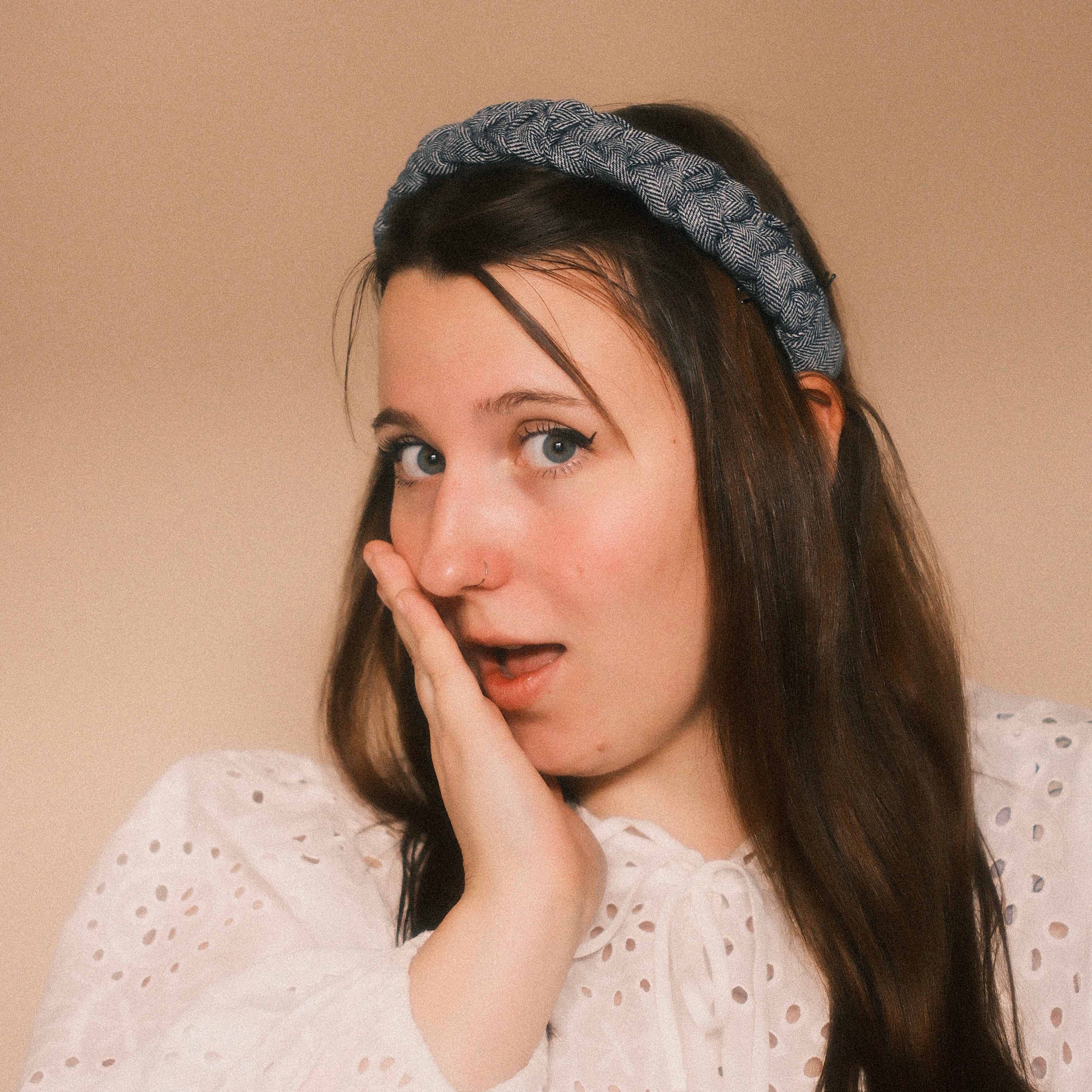 Luise - Fischgräten Blau