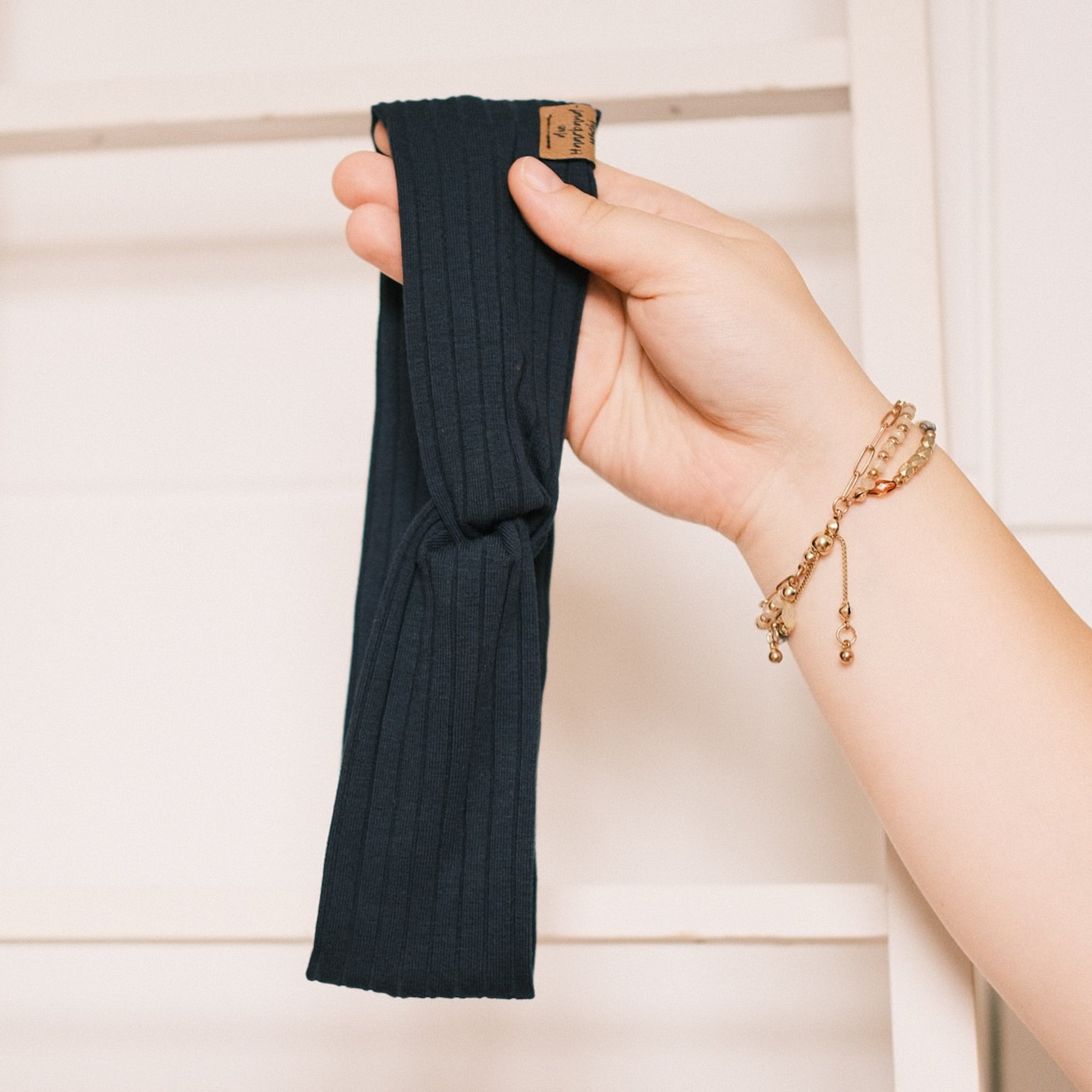Basic Haarband - Sporty Rib Dunkelblau