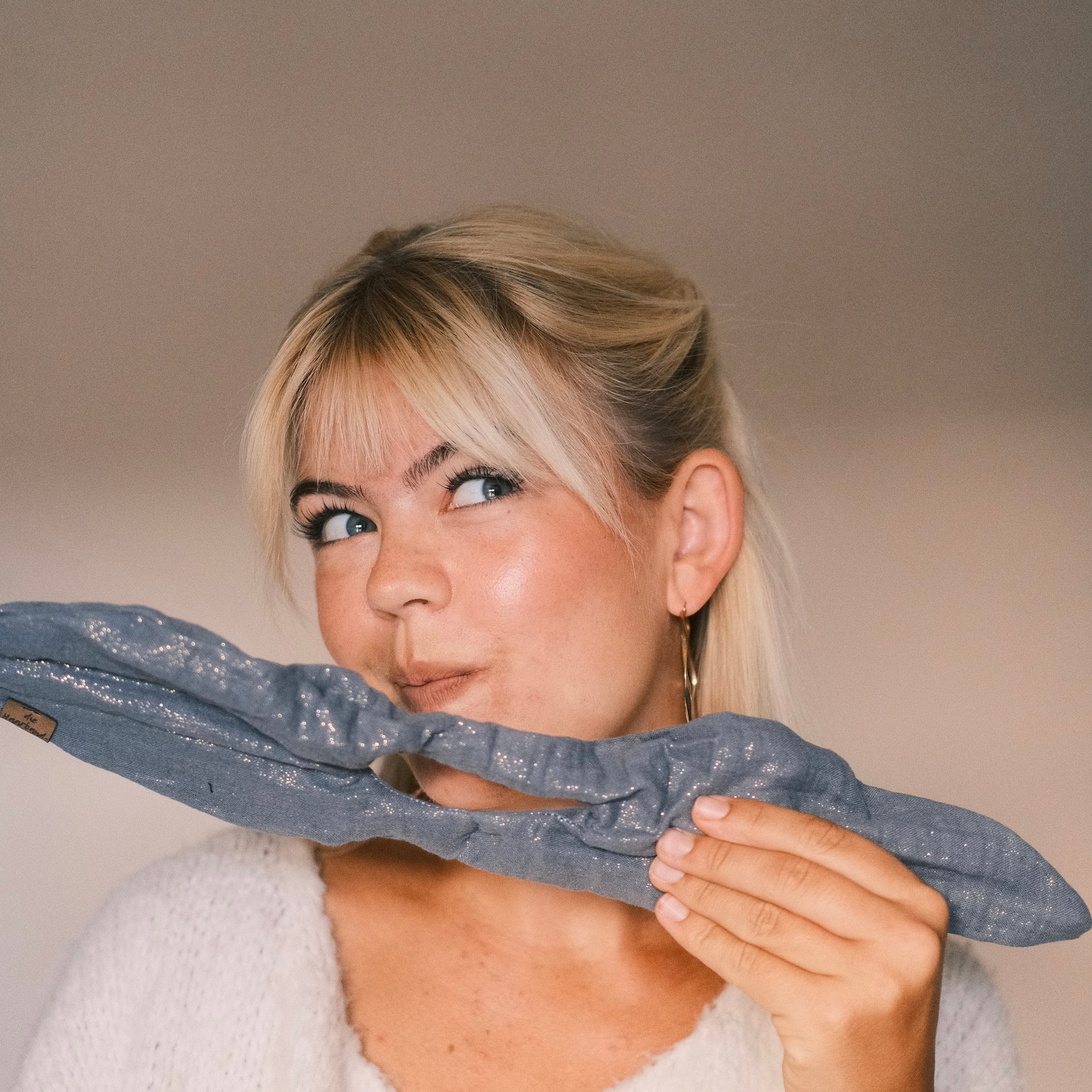 Dutti - Glitzer Blaugrau