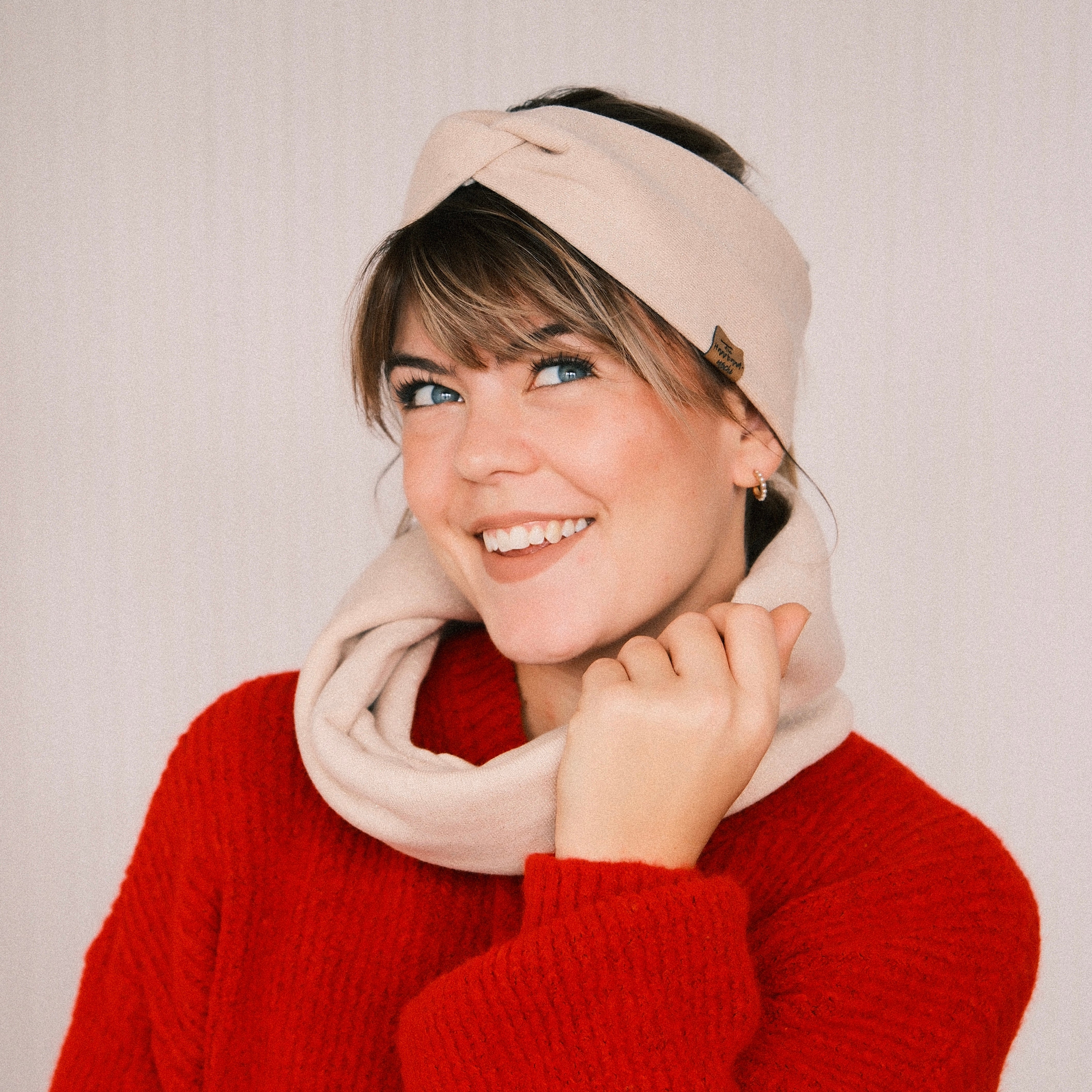 Loop - Glitzer Beige