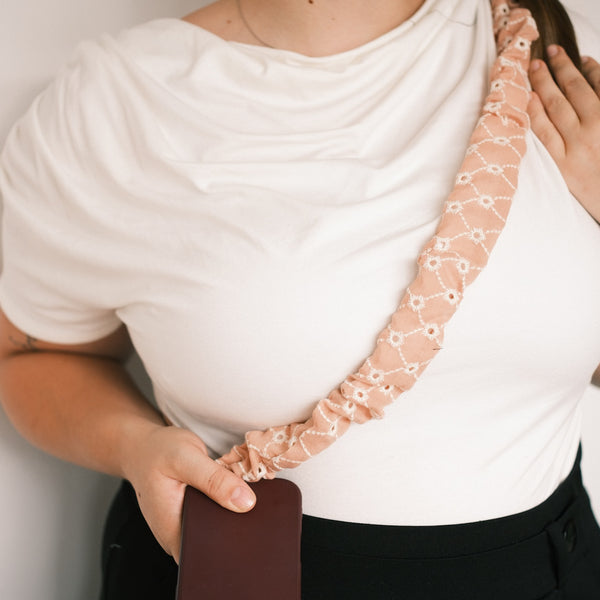 Handykette - Polka Stick Apricot