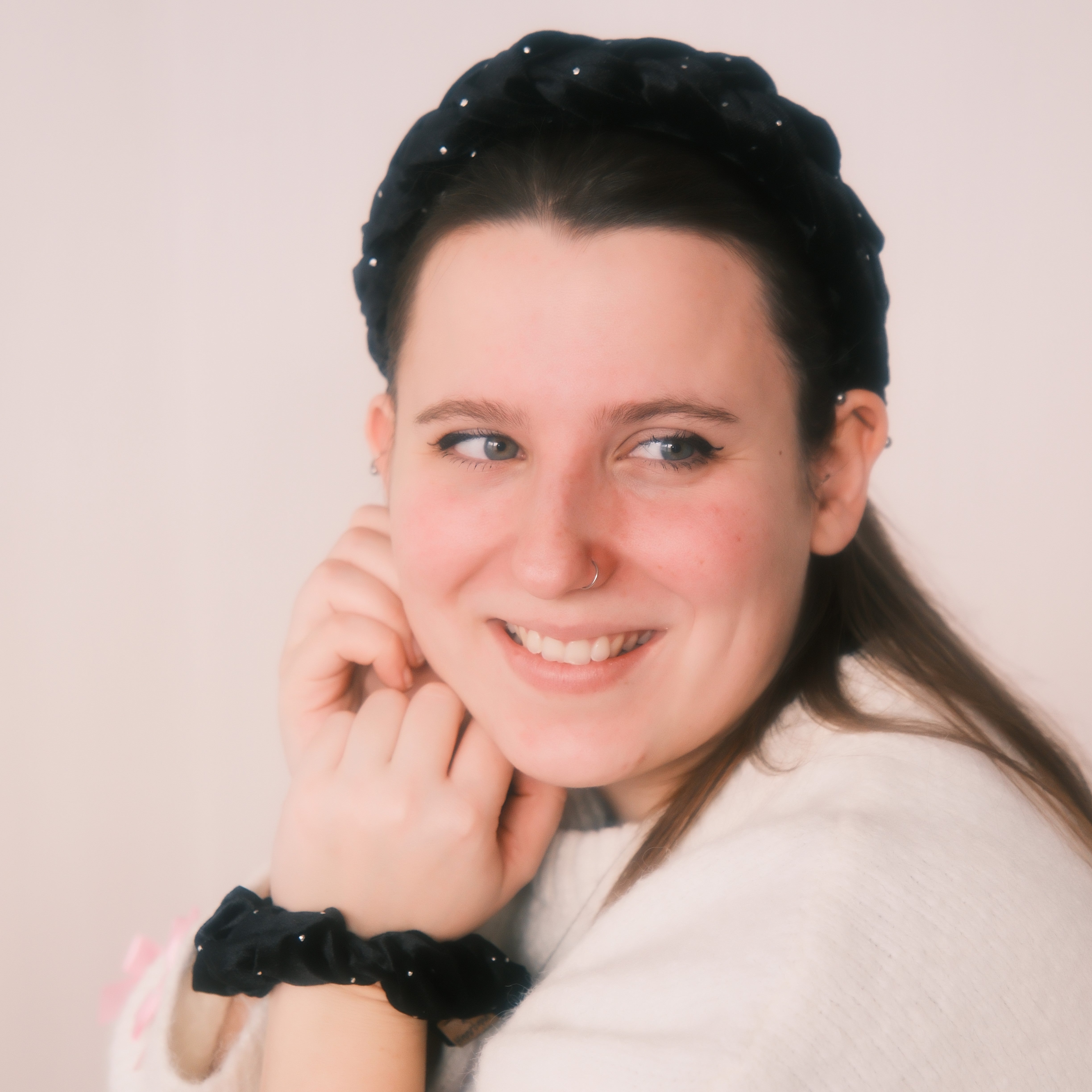 Lotte - Punkte Silber breit