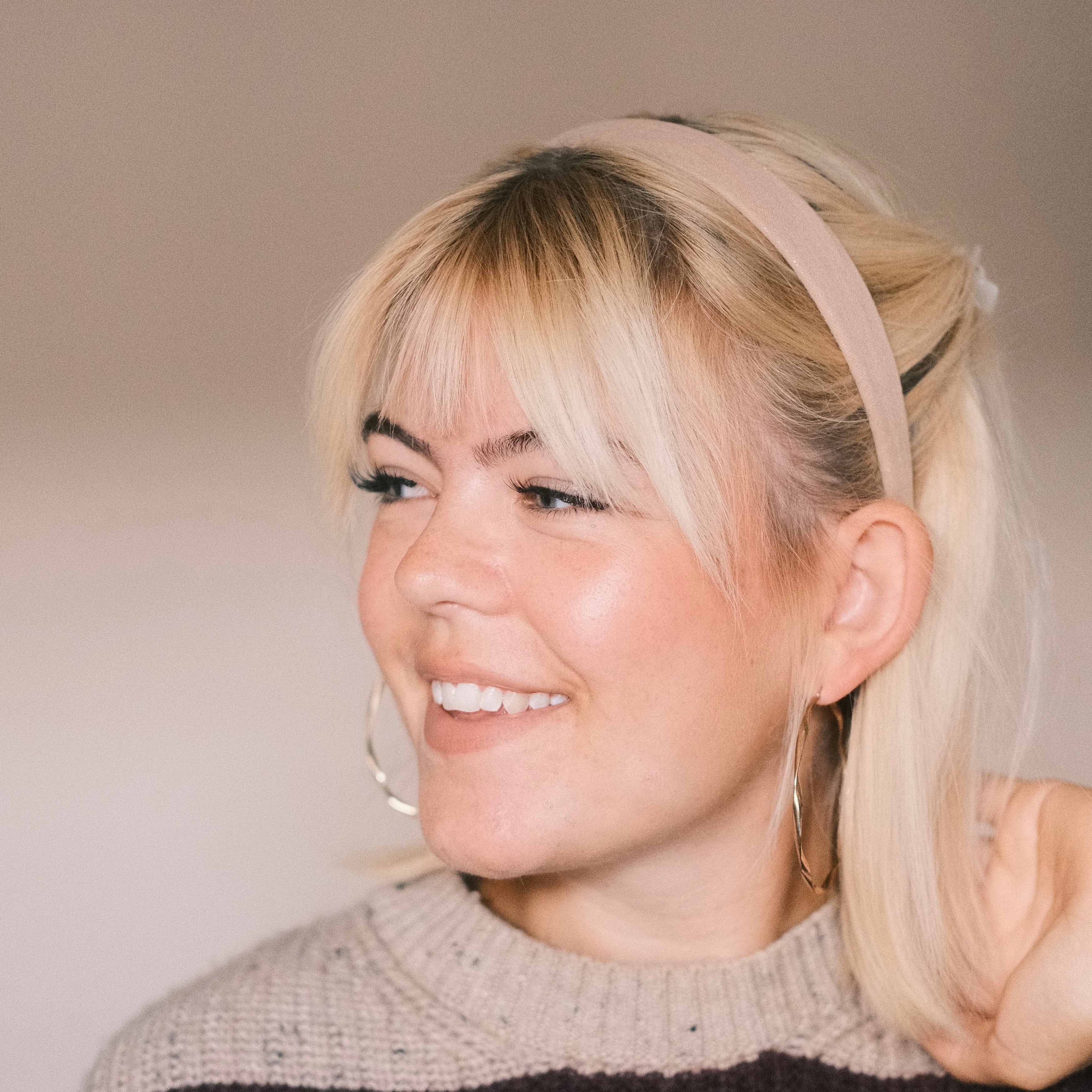 Anna - Glitzer Beige