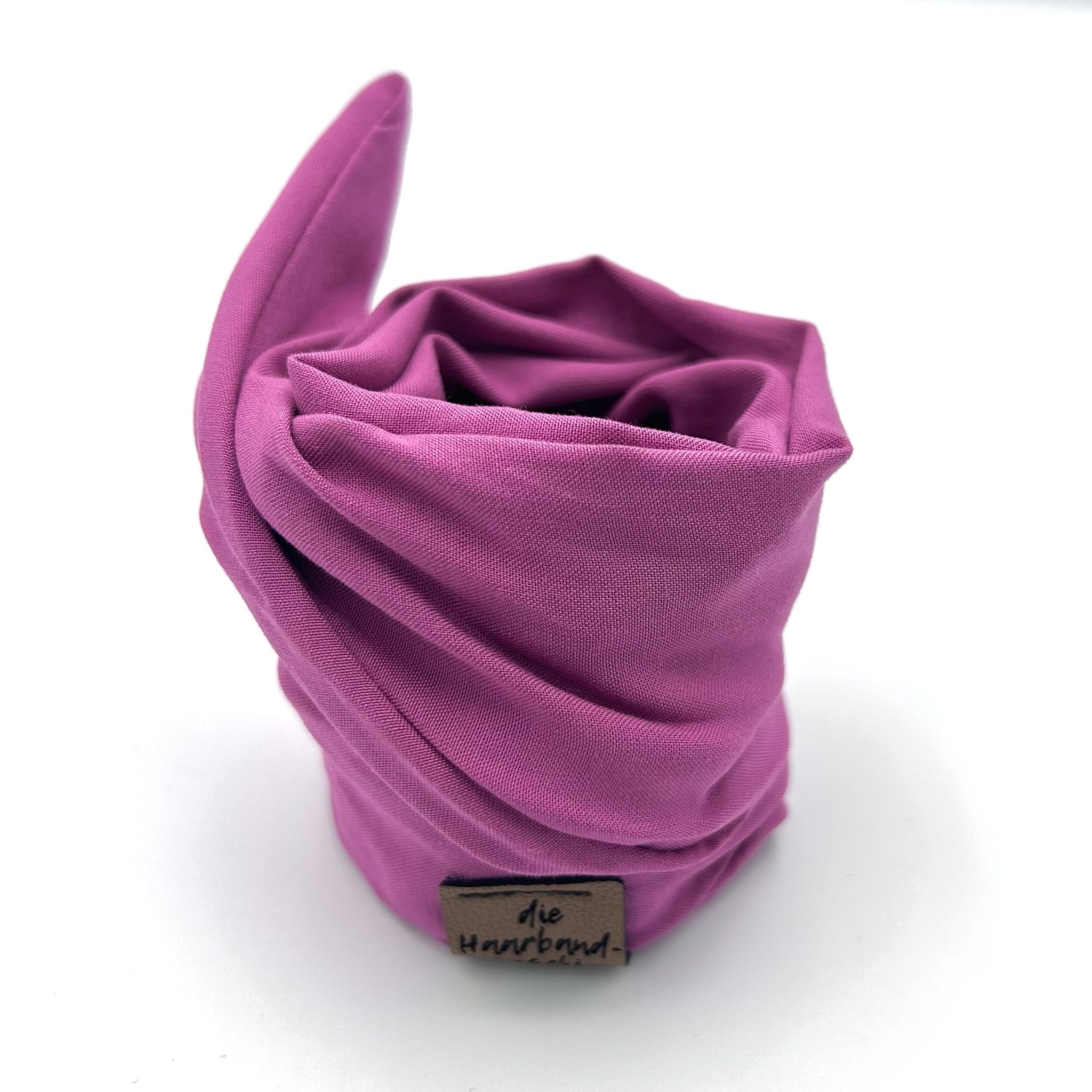 Drahthaarband Schmal - Soft Touch Fuchsia