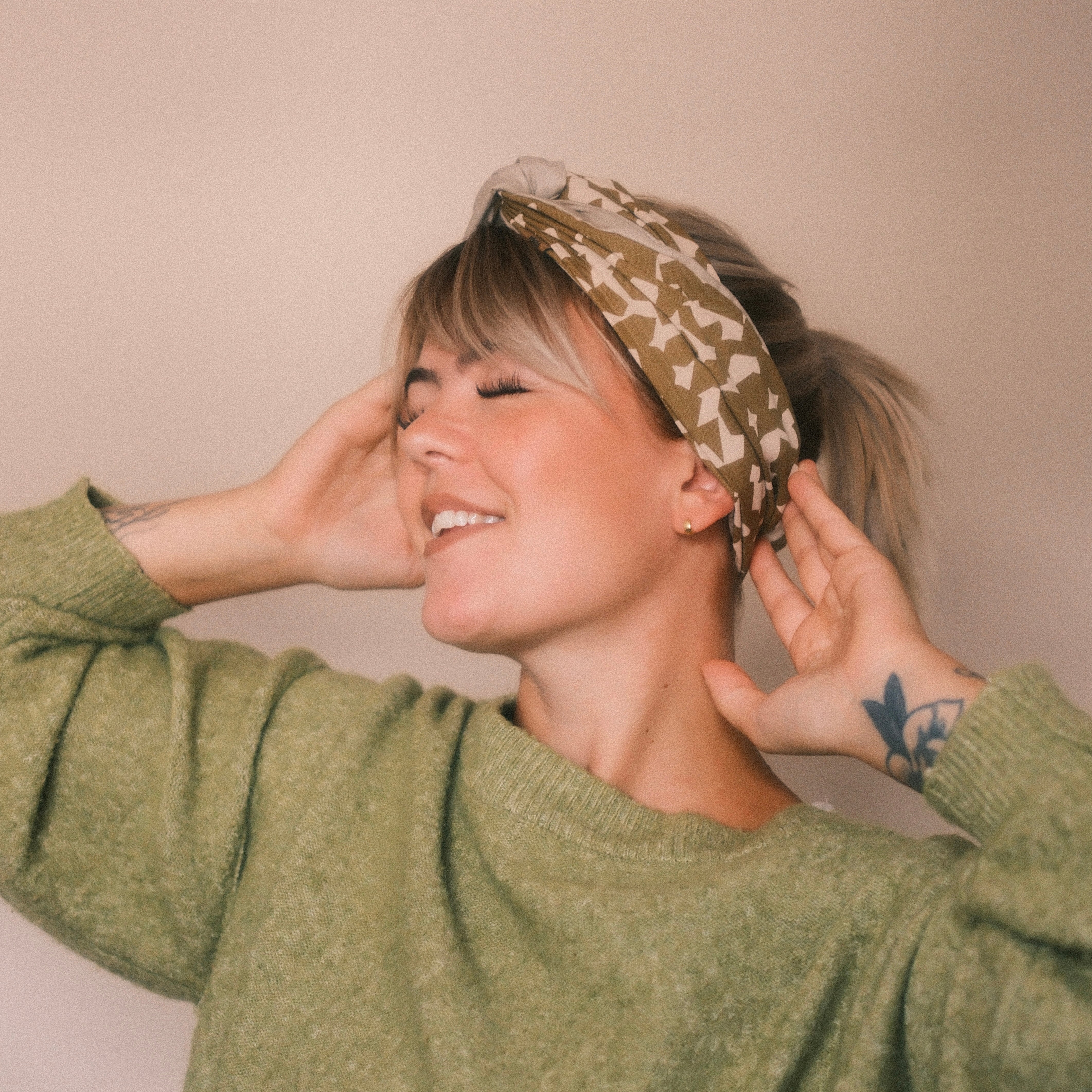 Drahthaarband 2 Seiten - Abstrakt Hellolive