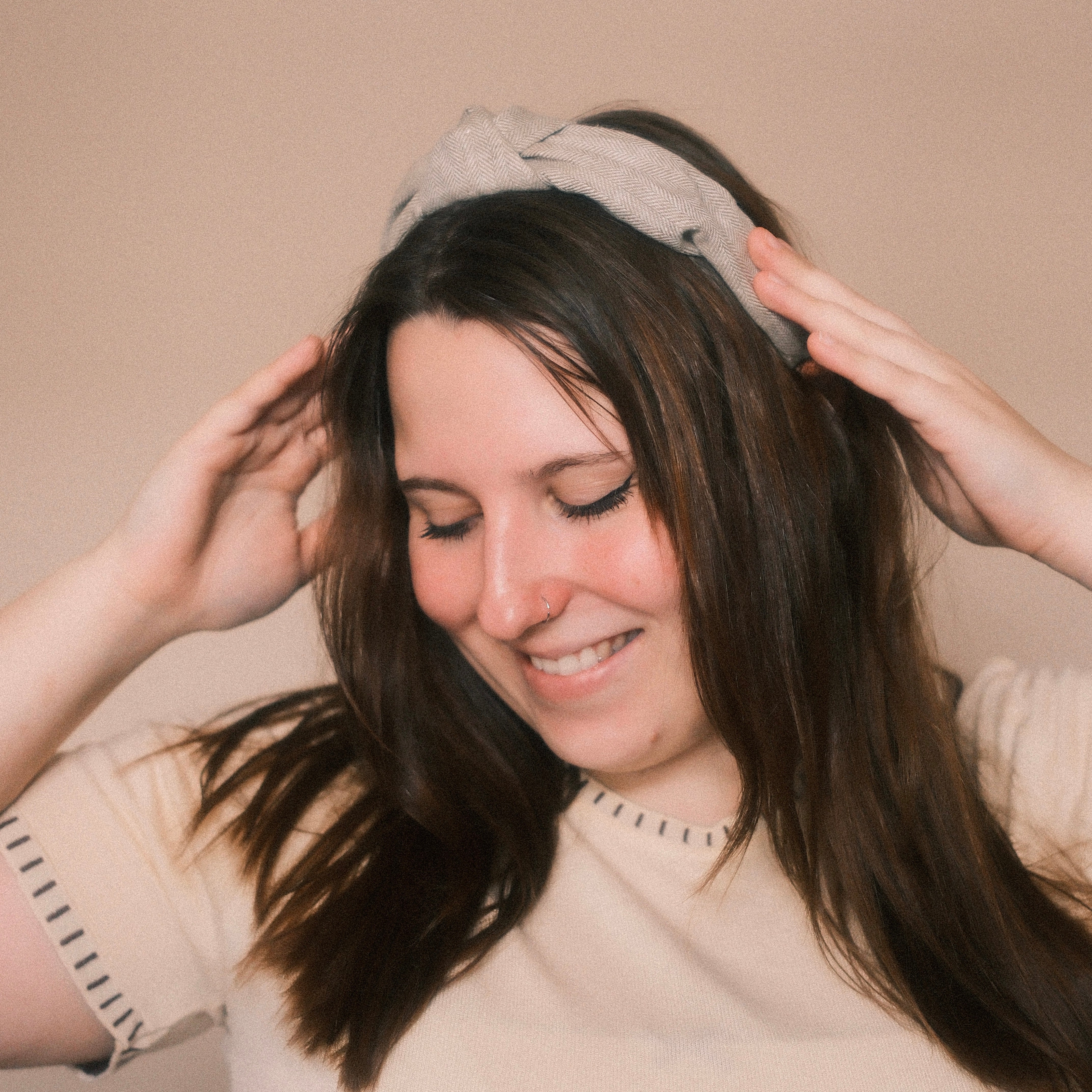 Lea - Fischgräten Braun