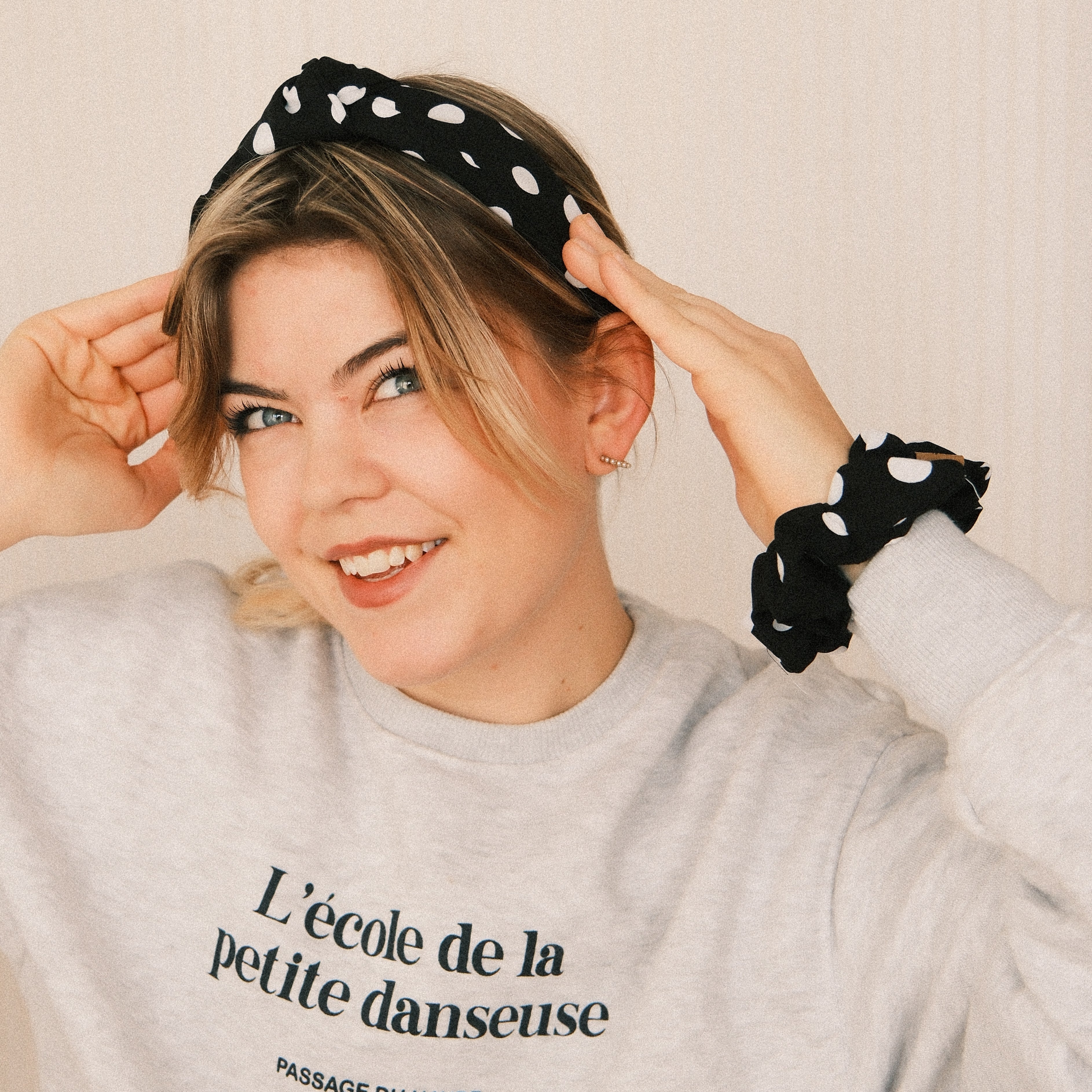 Katharina - Polka Dots Schwarz