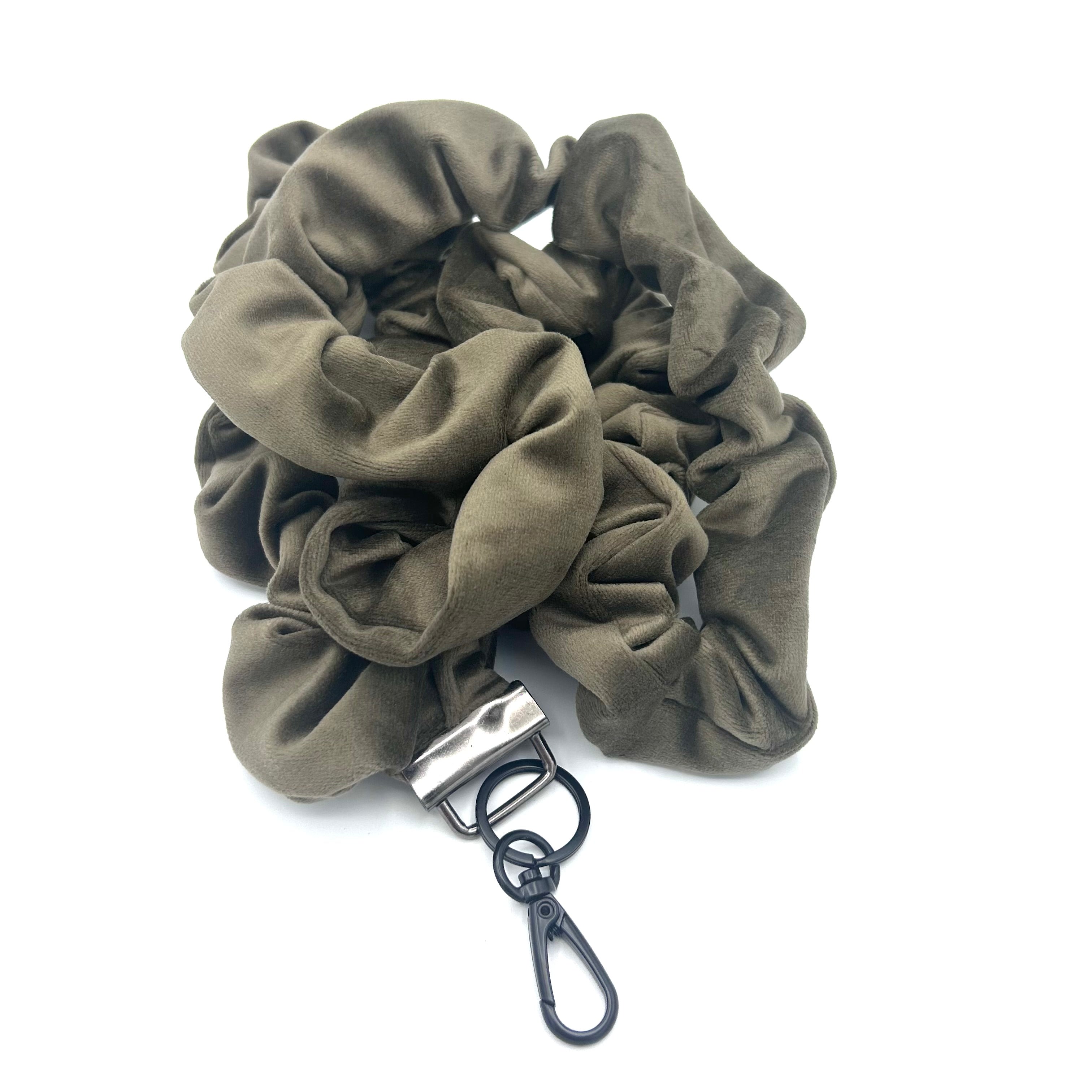 Handykette - Samt Dusty Olive