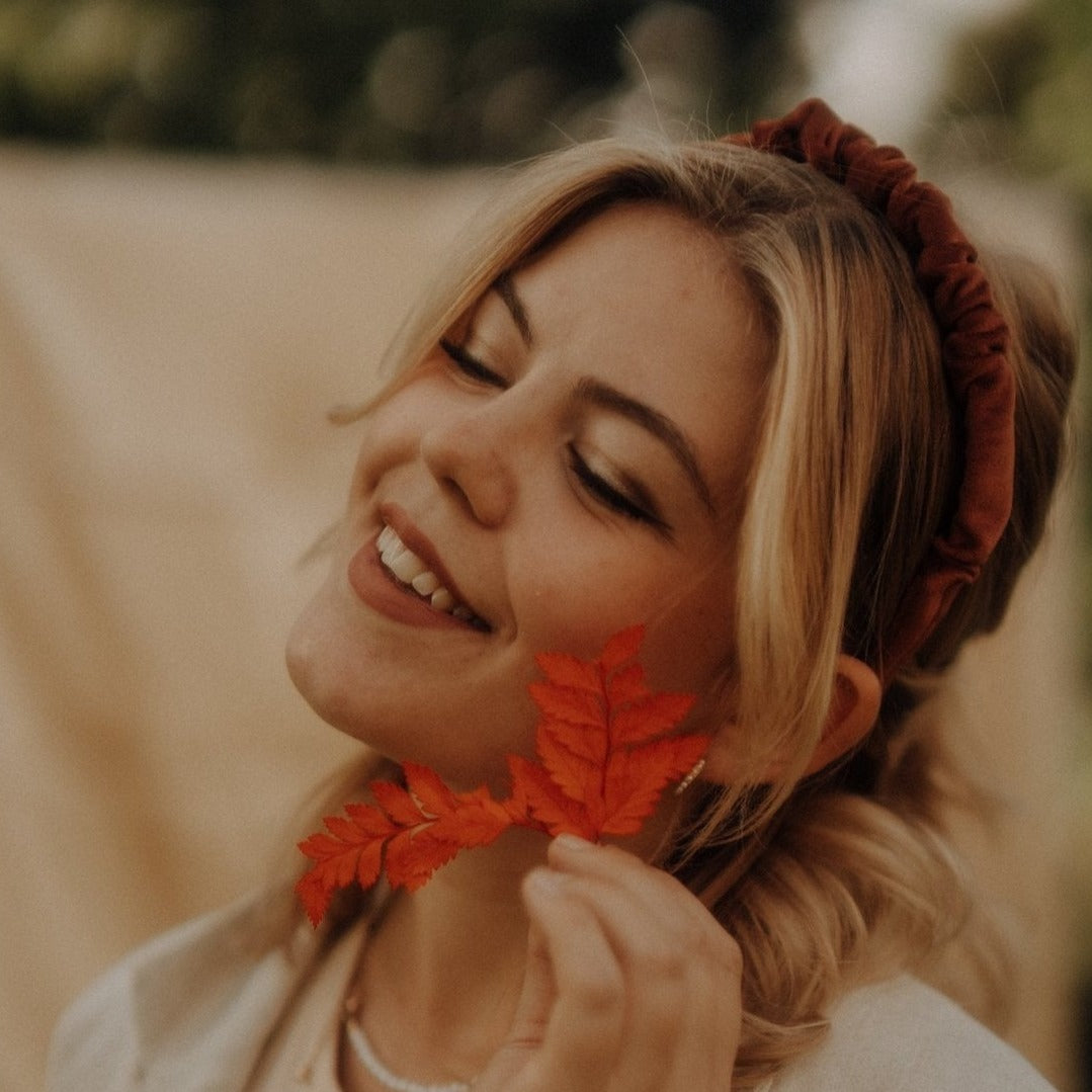 Hilde - Rost Haarreif gerafft