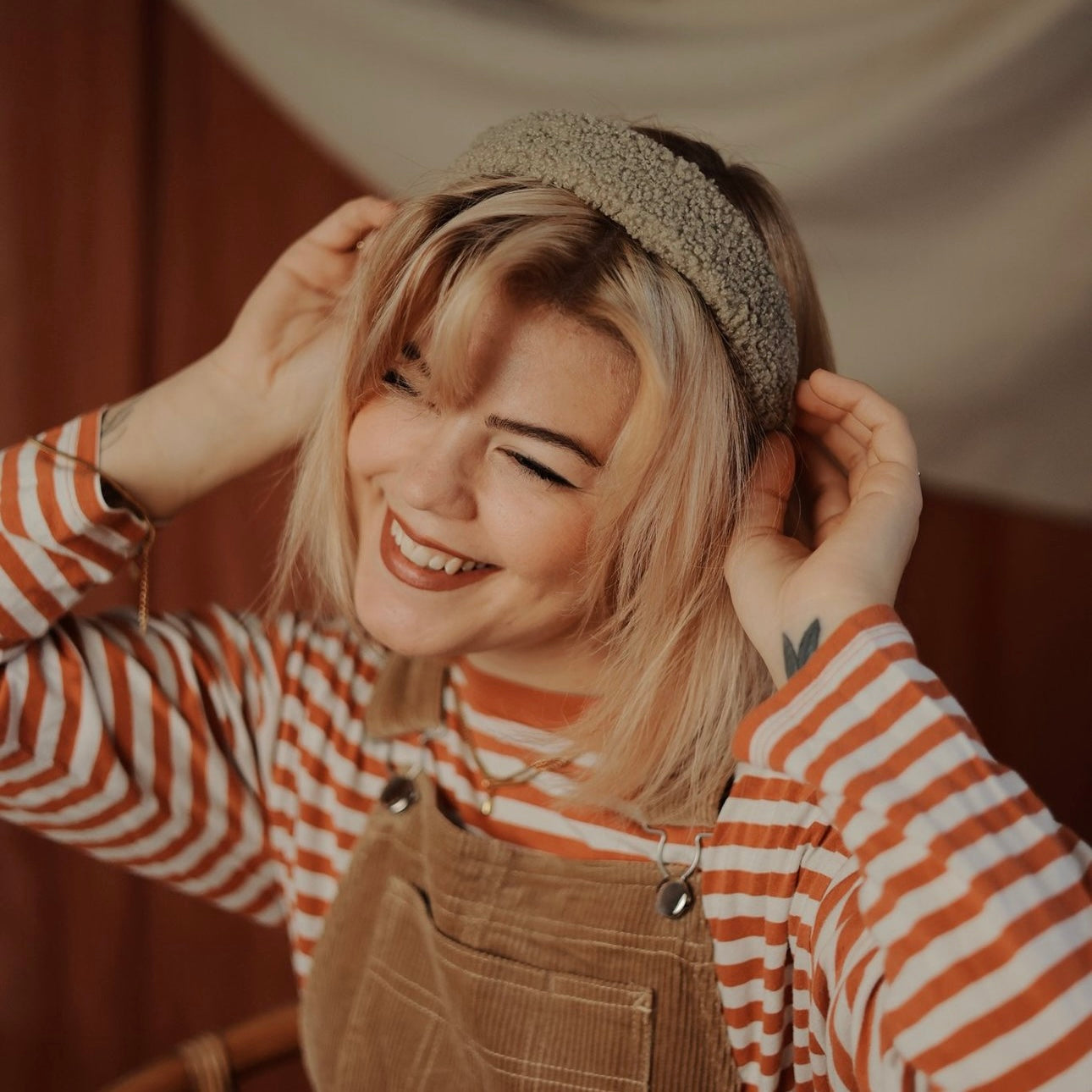 Anne- Teddy Pistazie Haarreif