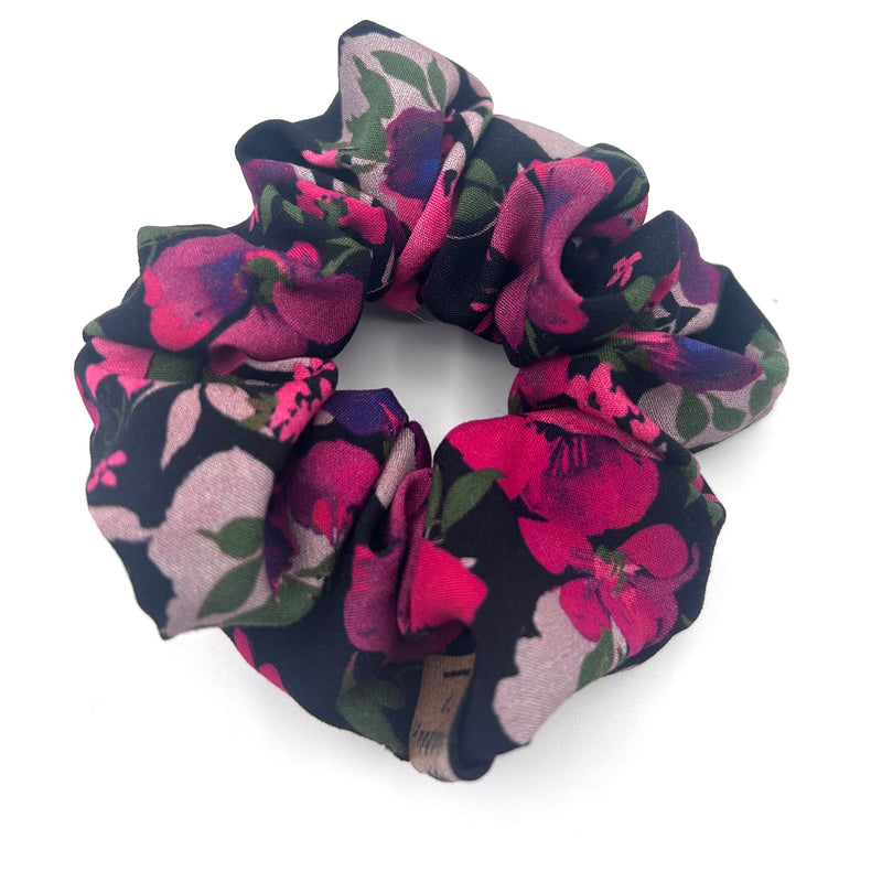 Scrunchie - Botanic Love dunkel