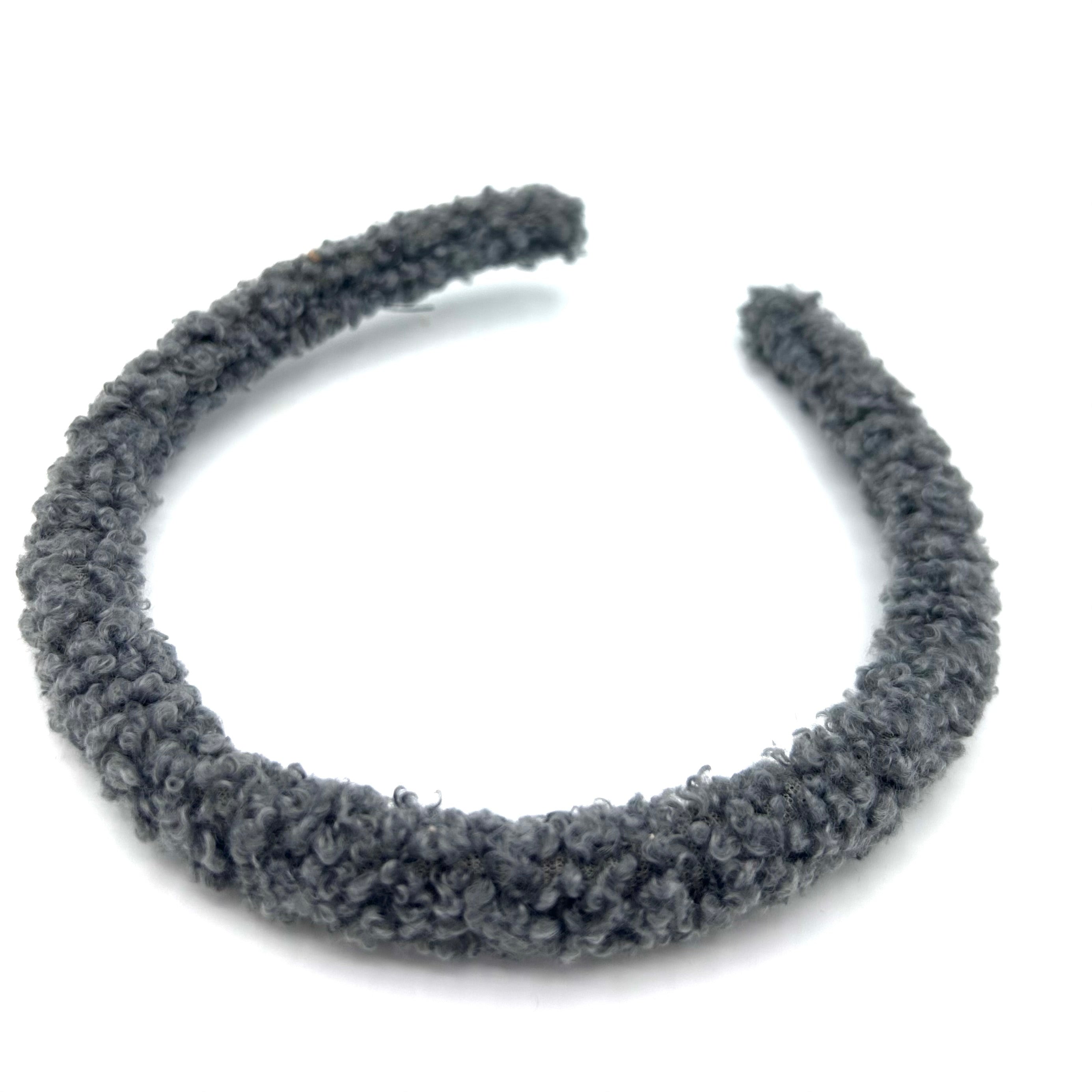 Lina Teddy Grau Haarreif