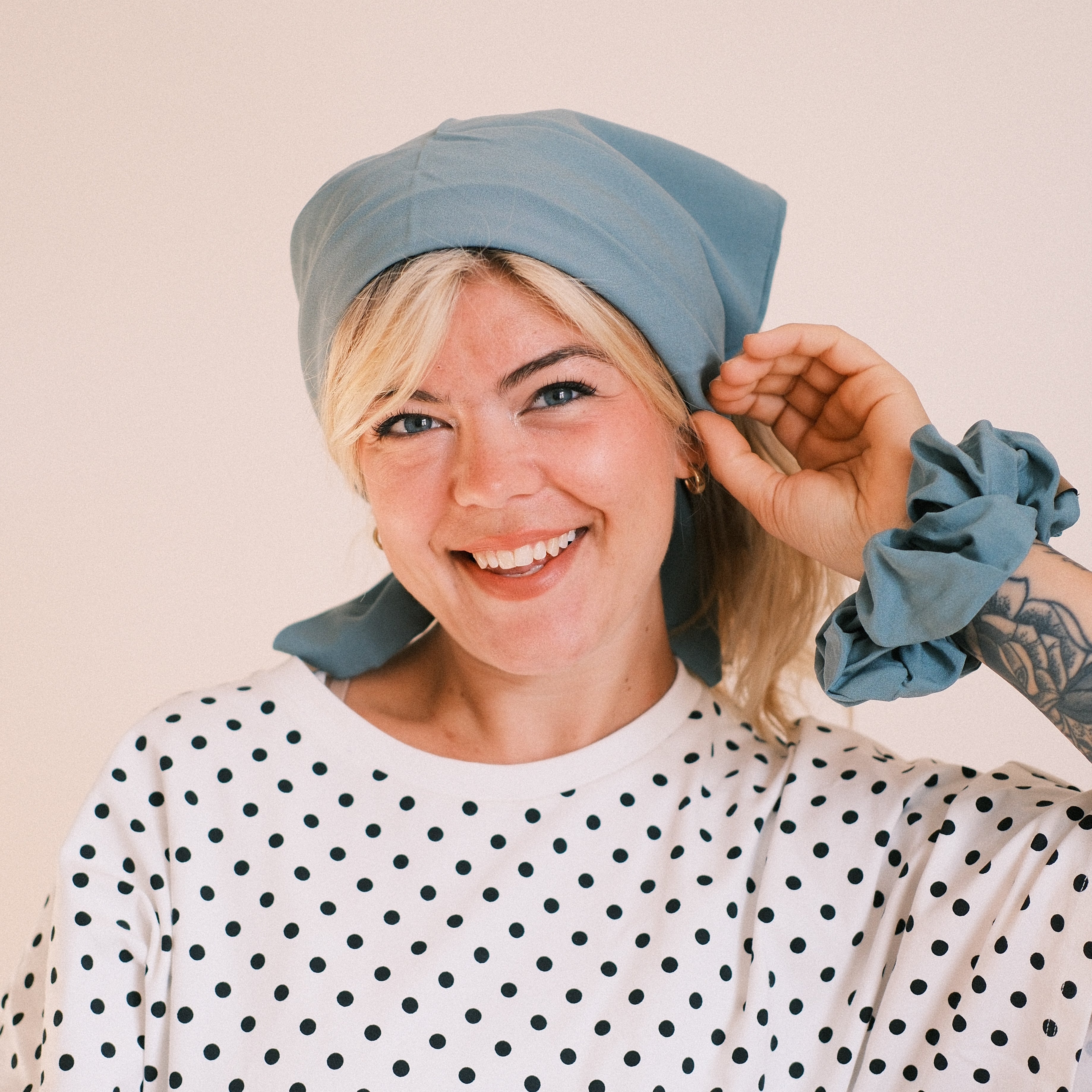 Bandana - soft touch Aqua