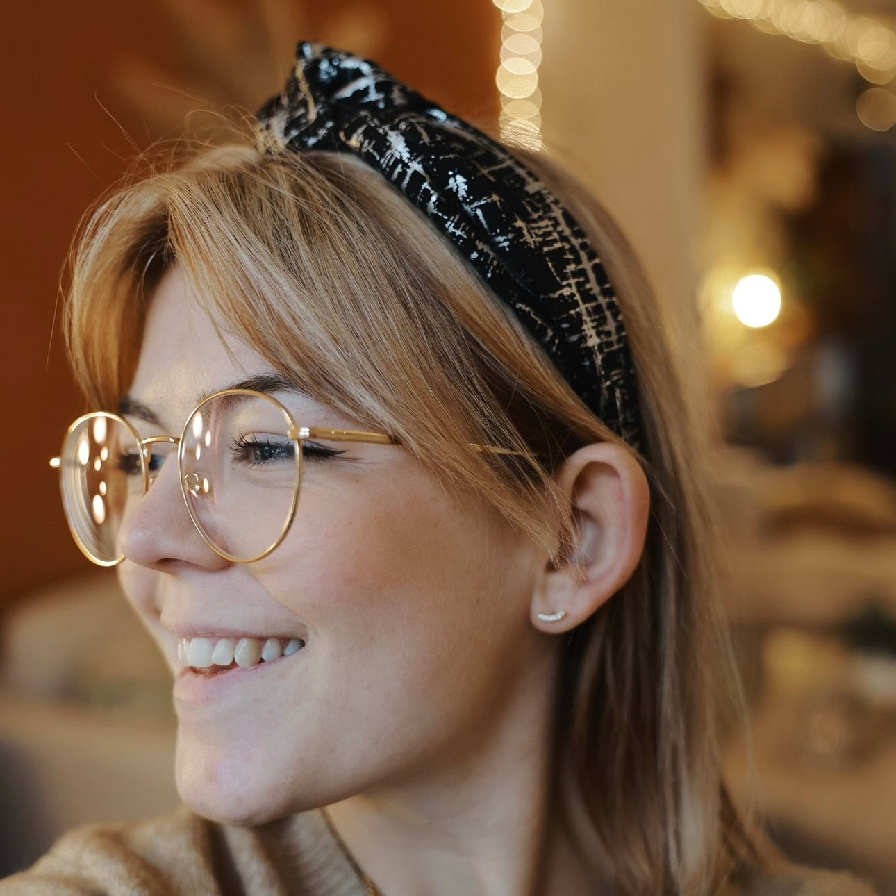 Leyla Muster Schwarz/Silber