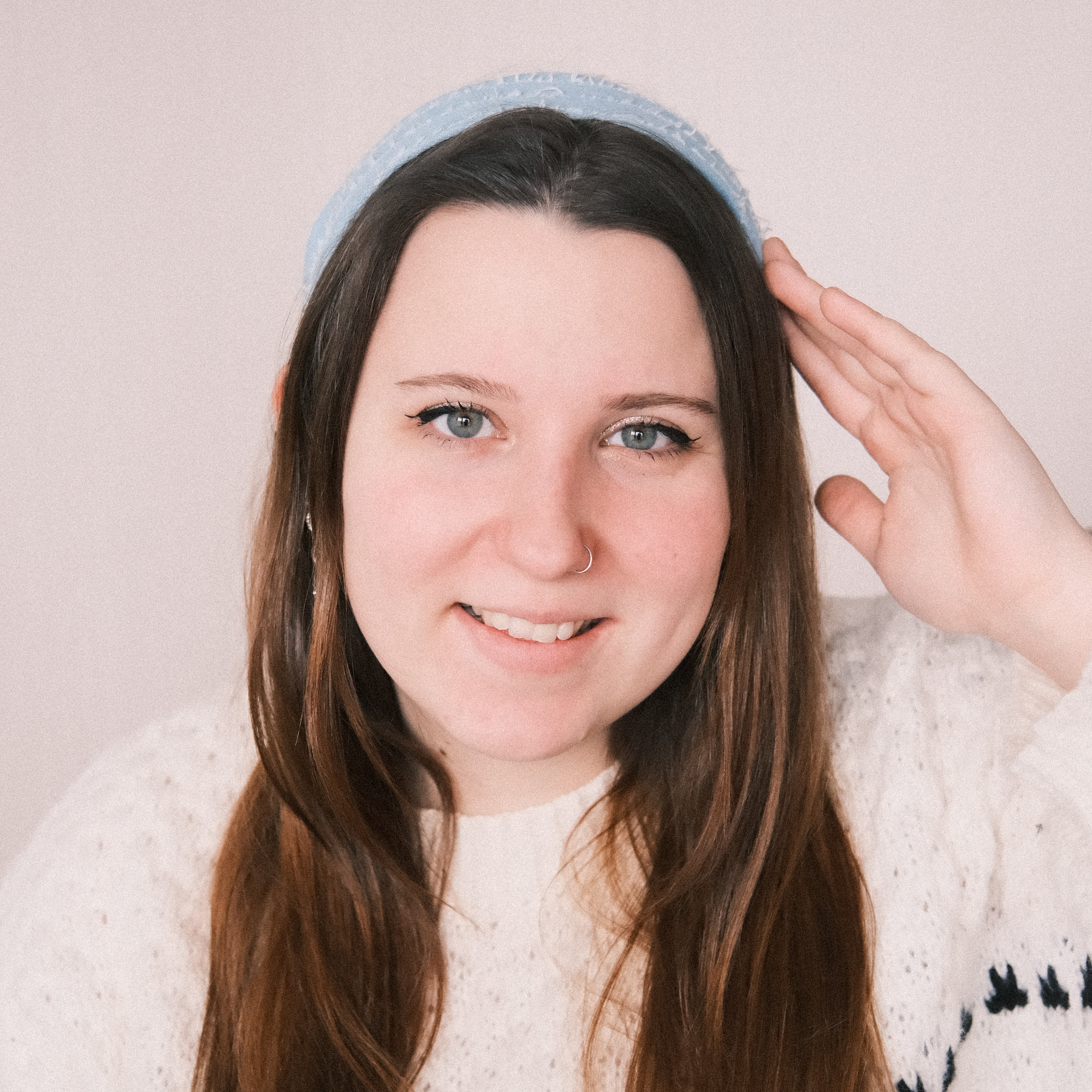 Anne - Jeans Streifen Hell