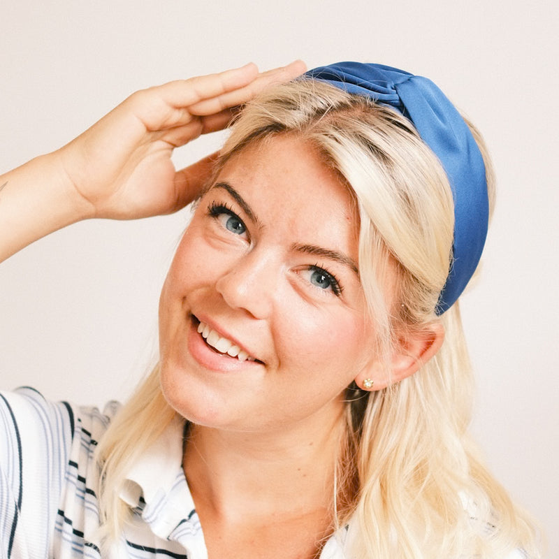 Viky - Satin Blau