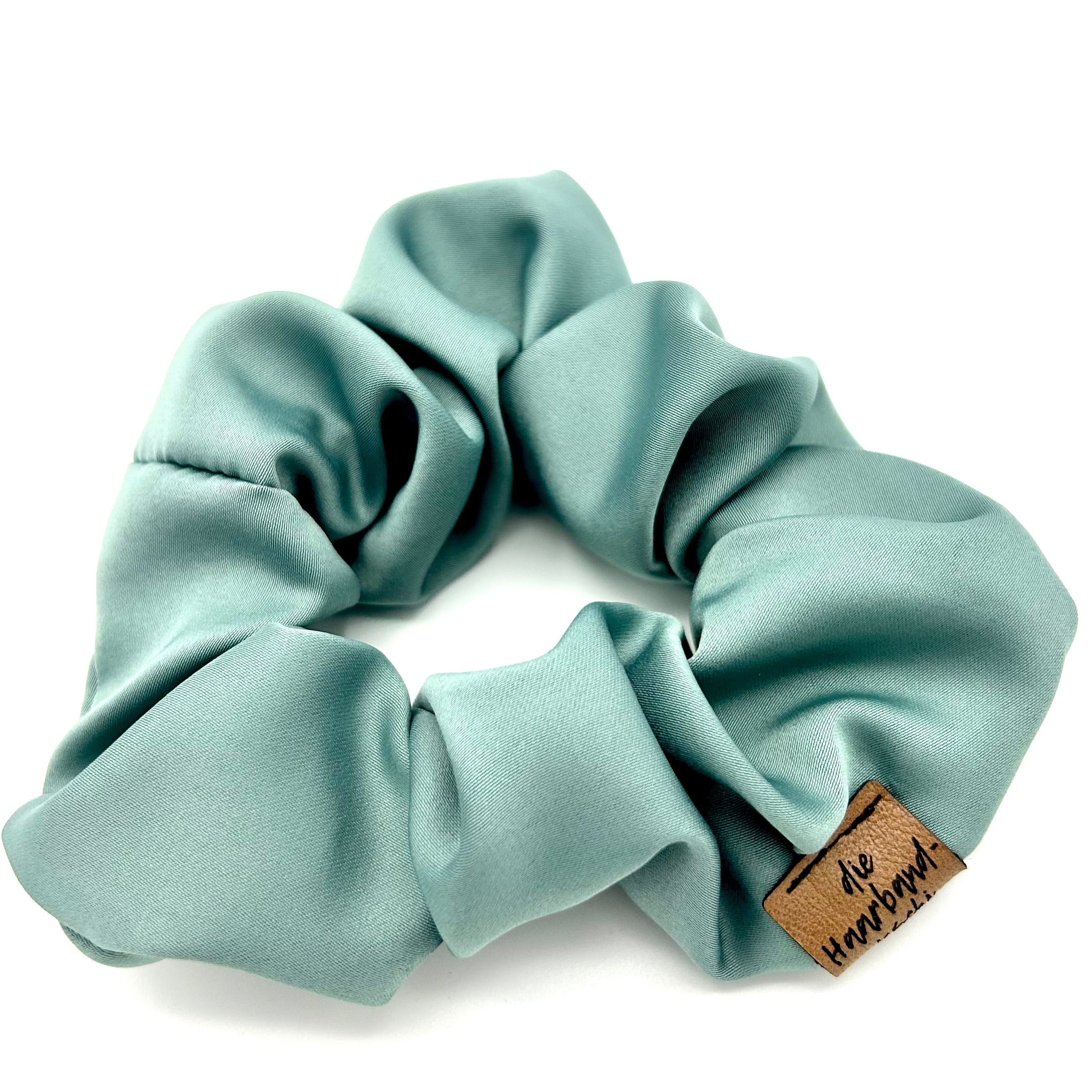 Scrunchie Satin Salbei