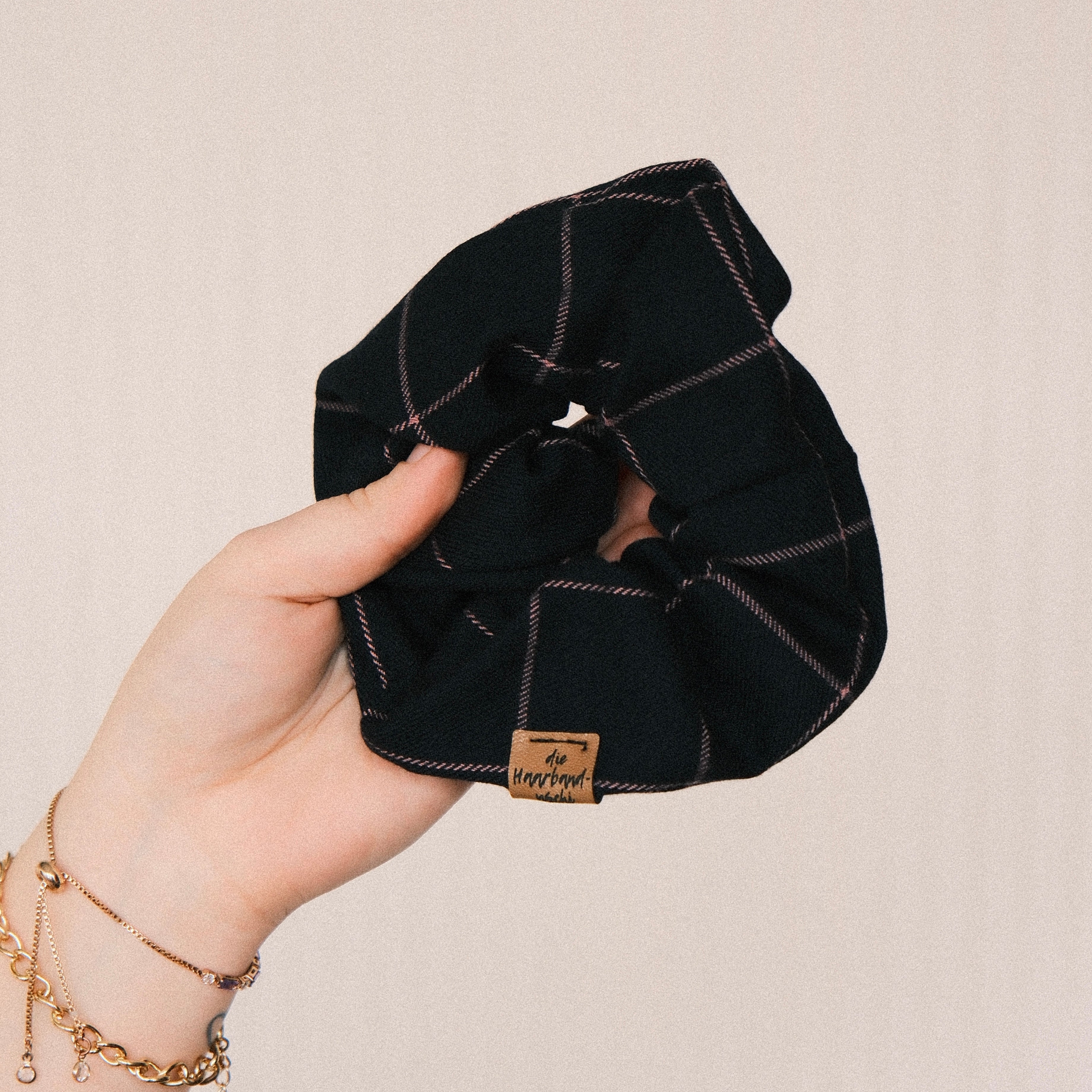 Big Scrunchie - XOXO Blau/Rosa