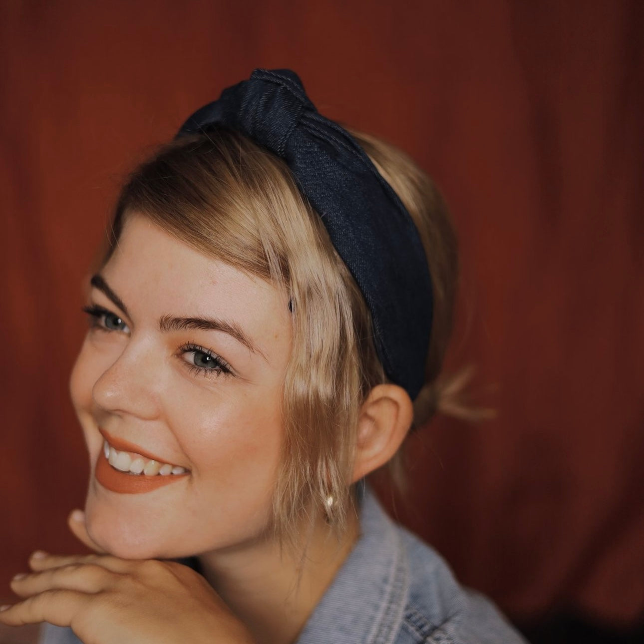 Jenny Jeans dunkel Haarreif Knoten