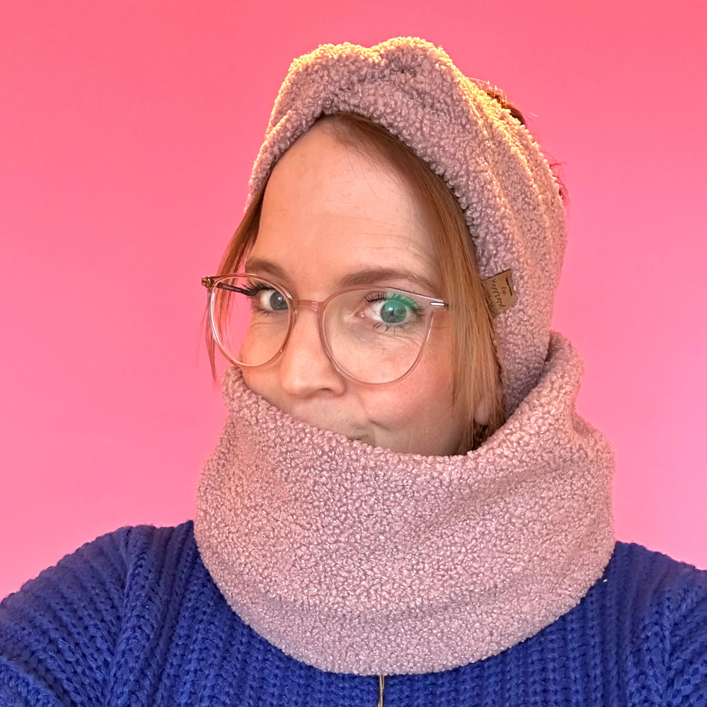 Basic Haarband - Teddy Pastell Rosé