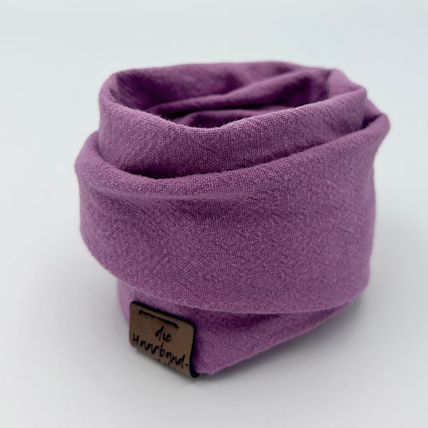 Drahthaarband schmal - Mauve